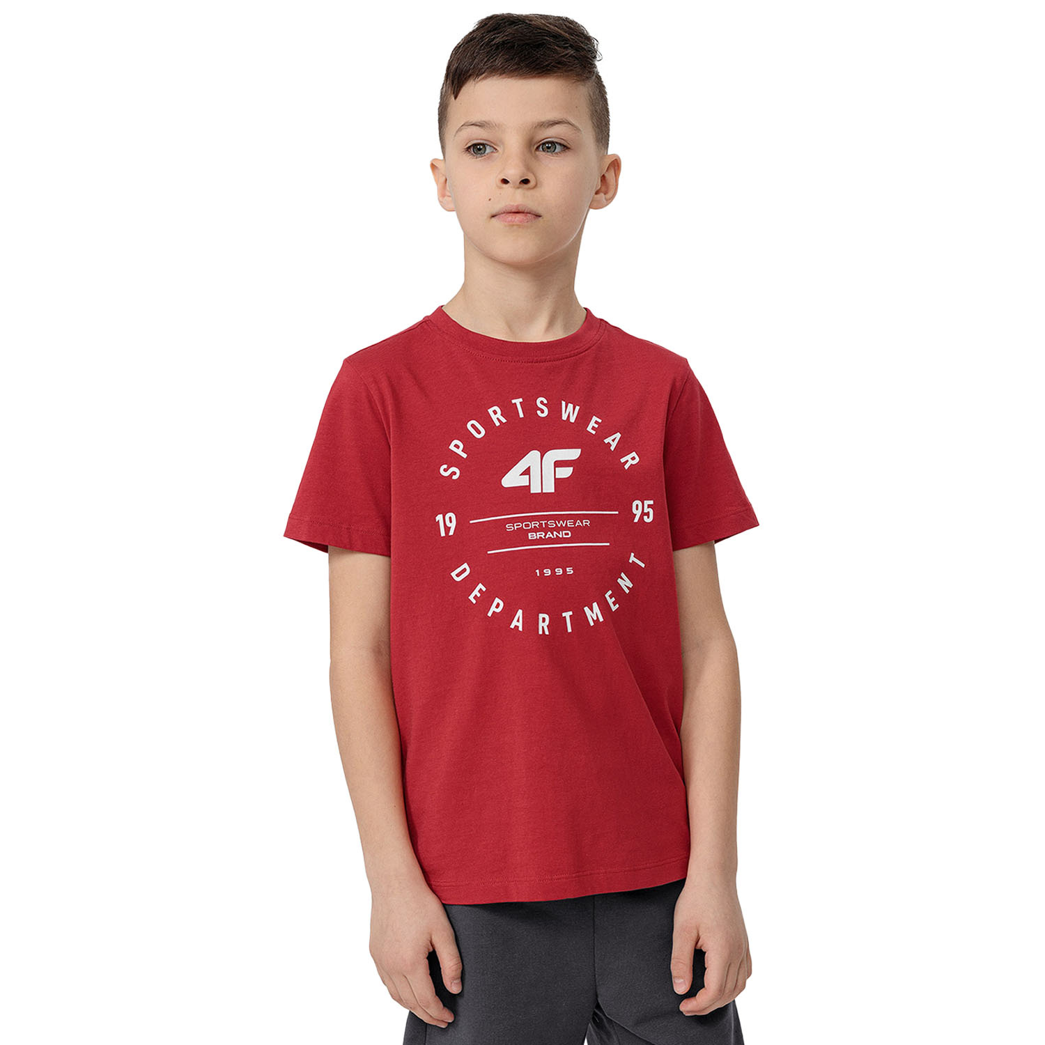 Koszulka dziecięca 4F JUNIOR HJL22-JTSM003-62S