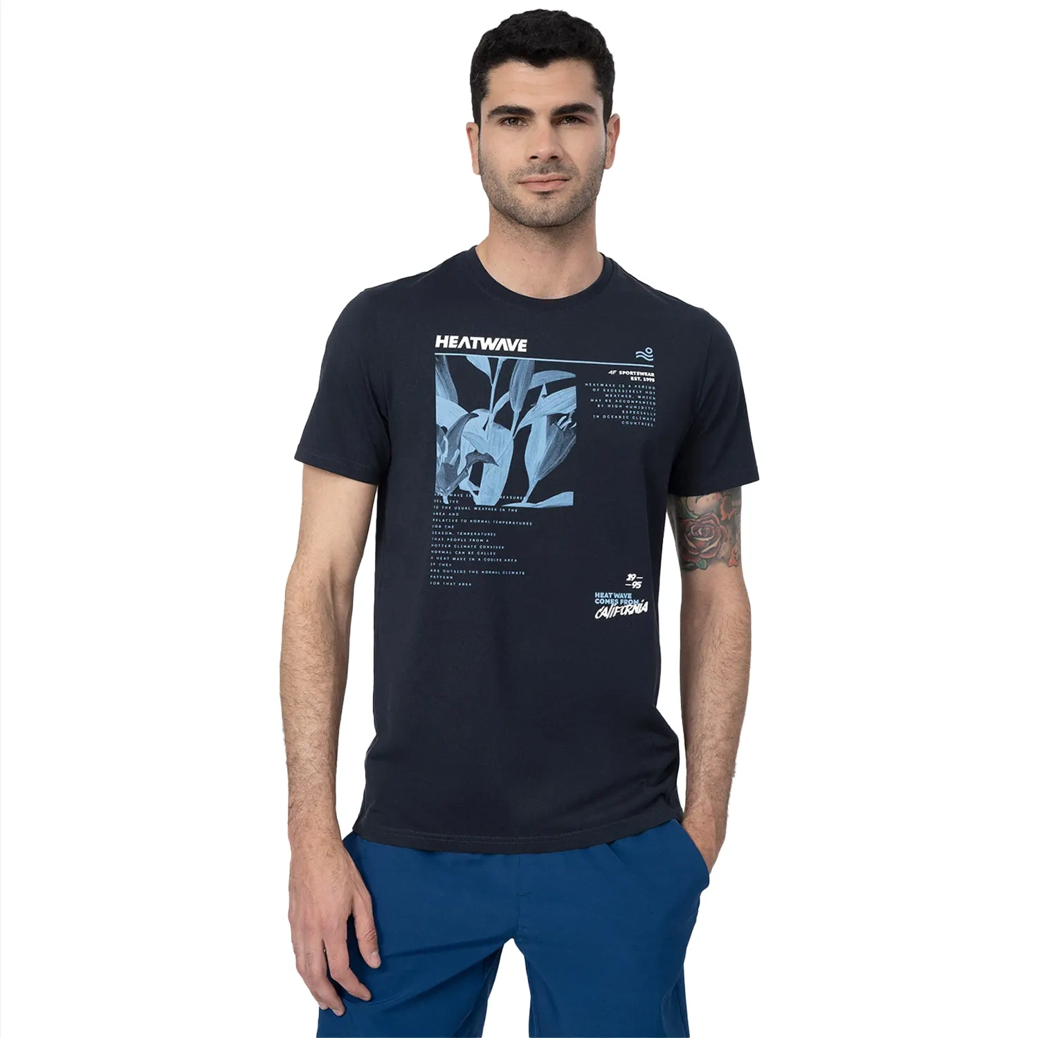 Koszulka męska 4F 4FSS23TTSHM356-31S