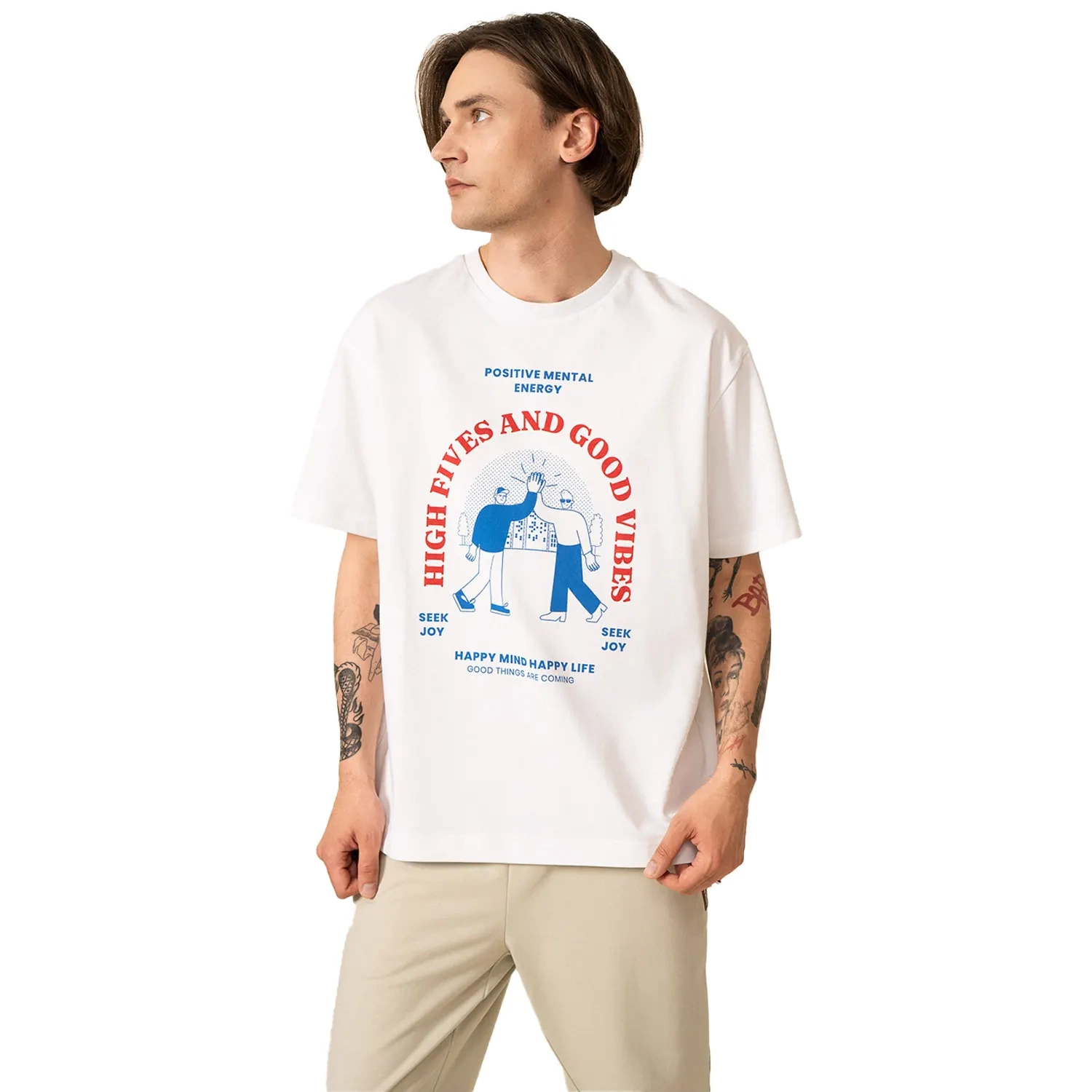 Koszulka męska OUTHORN OTHSS23TTSHM450-10S 