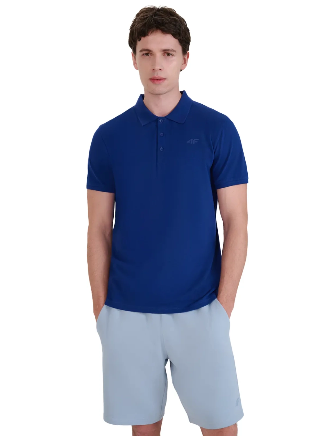 Koszulka męska polo 4FWMM00TPTSM366-031S