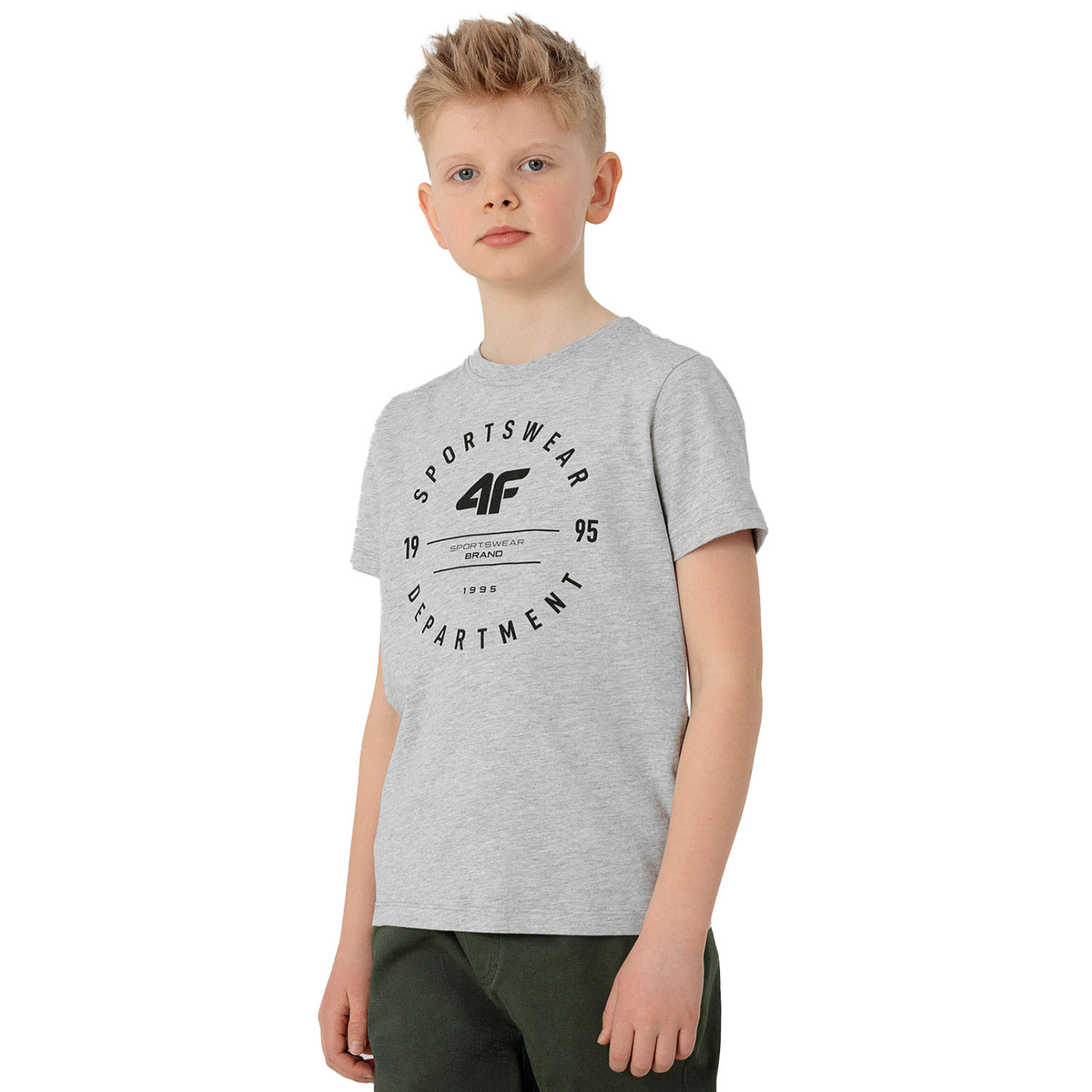 Koszulka dziecięca 4F JUNIOR HJL22-JTSM003-27M