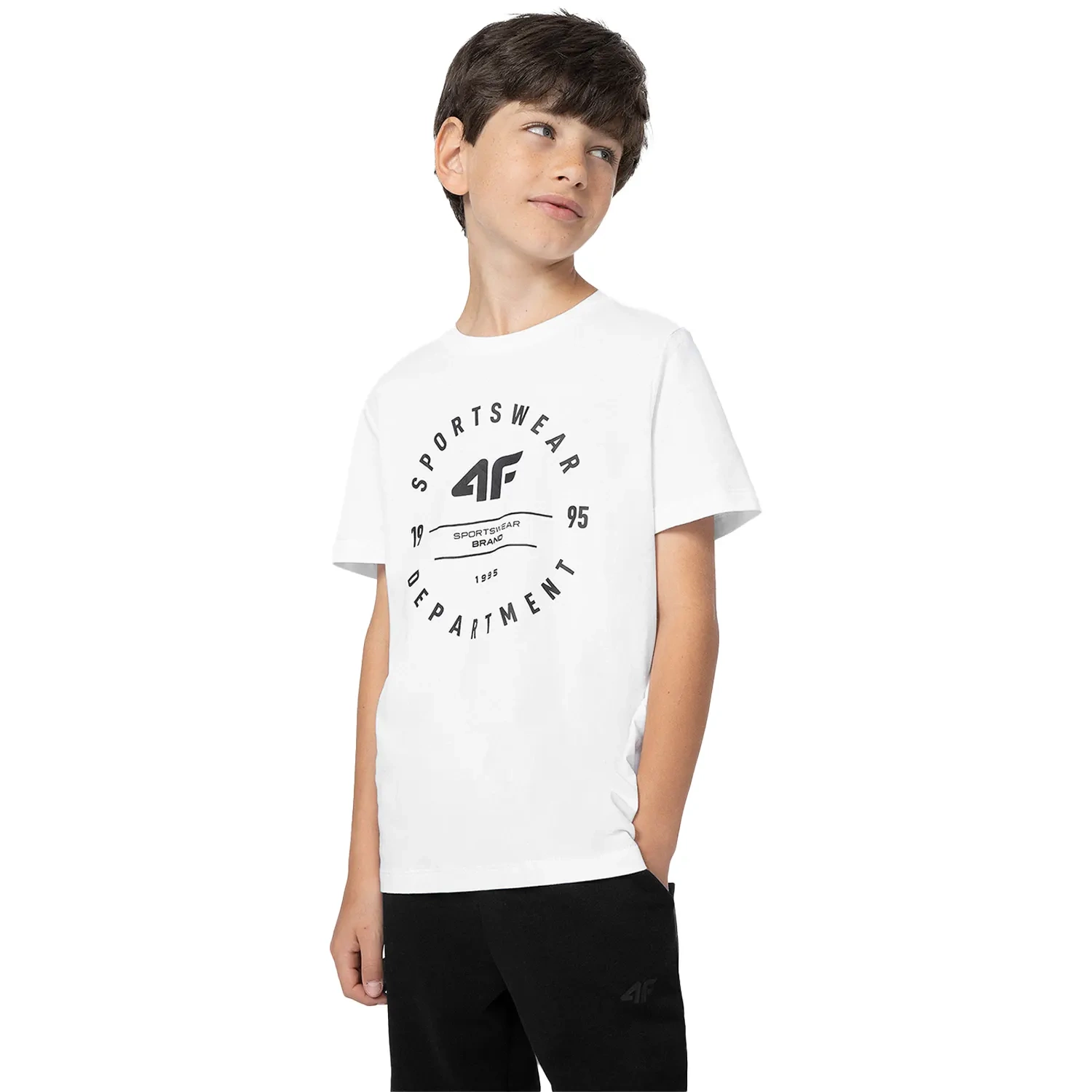 Koszulka dziecięca 4F 4FJSS23TTSHM294-10S
