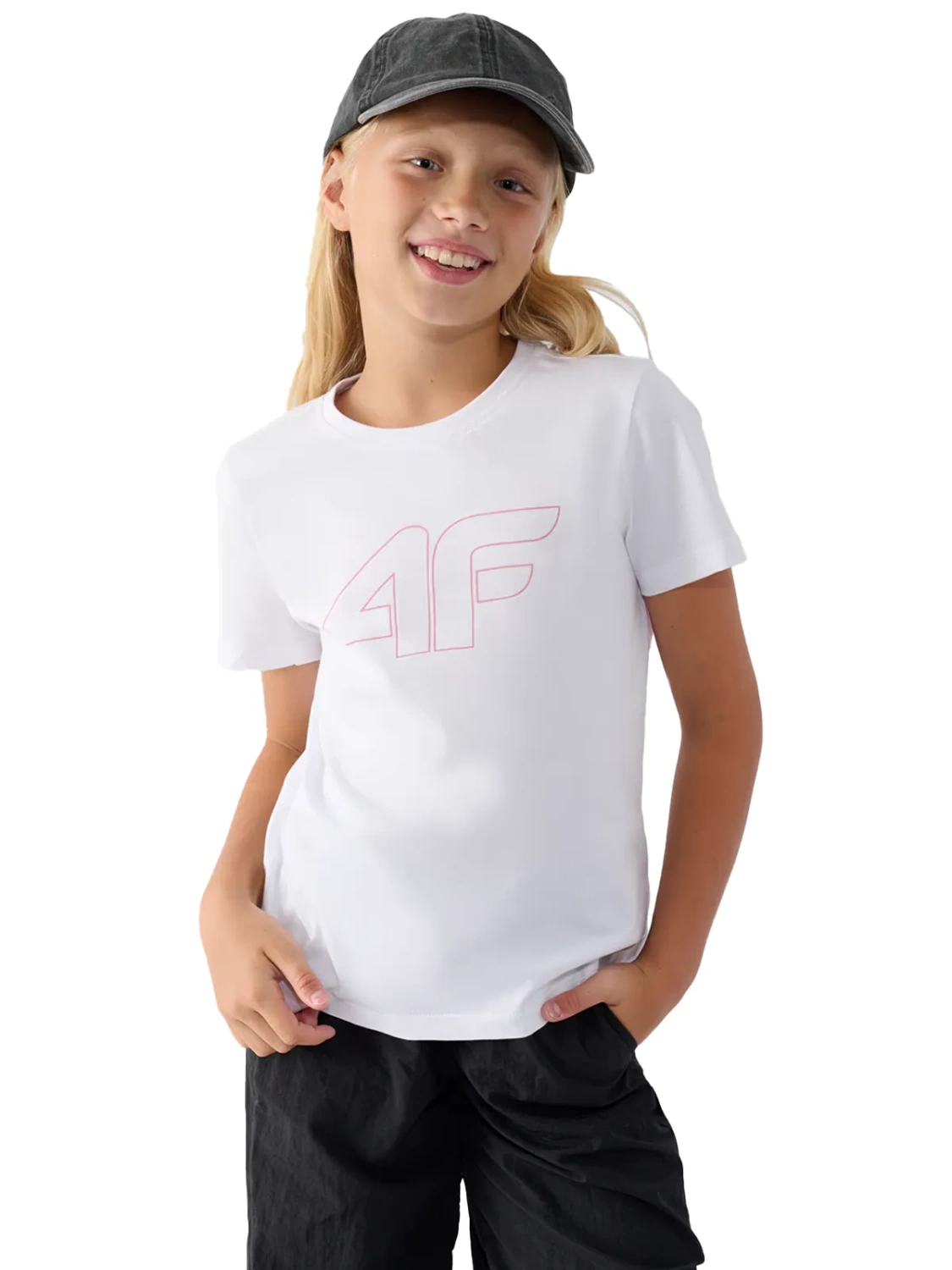 Koszulka dziecięca 4F 4FJWMM00TTSHF1803-10S