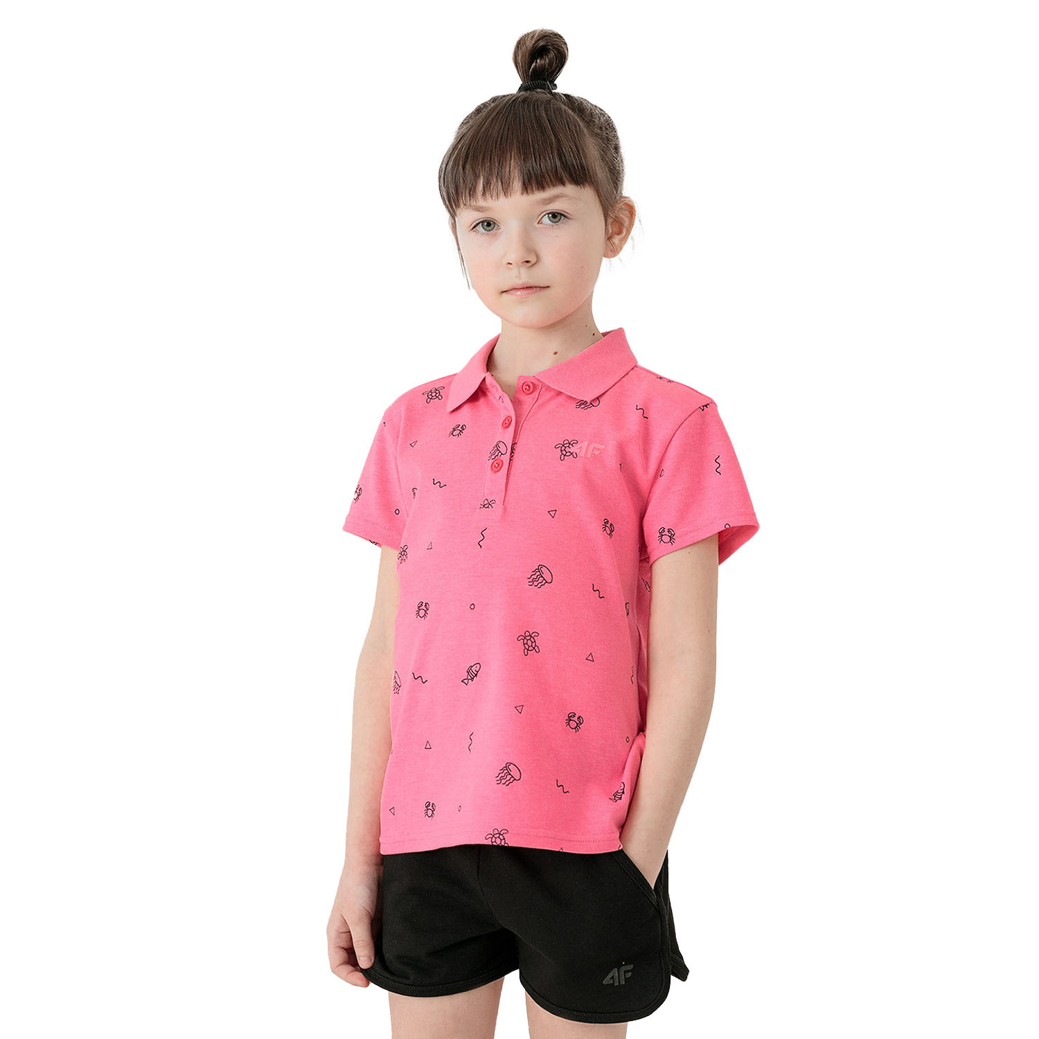 Koszulka dziecięca 4F JUNIOR HJL22-JTSD004-55S