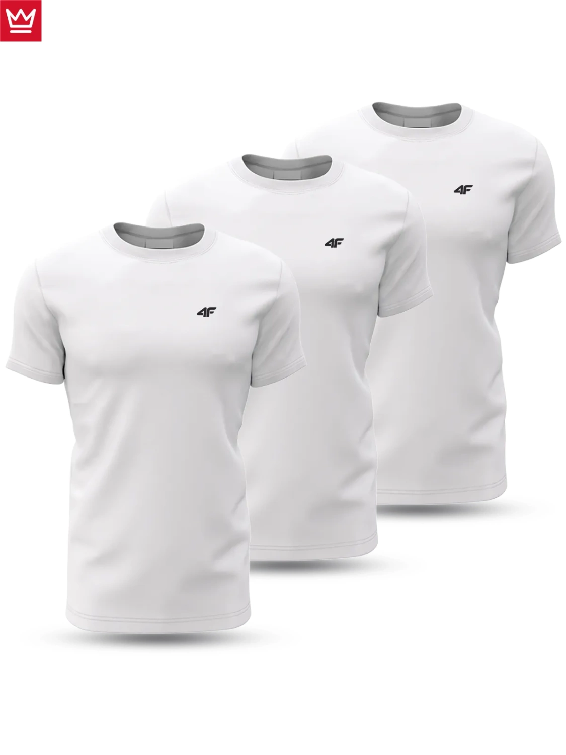 Koszulka dziecięca 4F 4FJWAW24TTSHM2444-10S 3-PAK