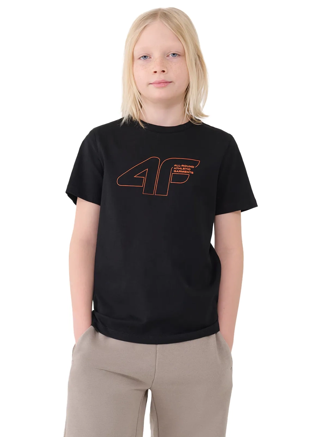 Koszulka dziecięca 4F 4FJWSS25TTSHM2185-20S