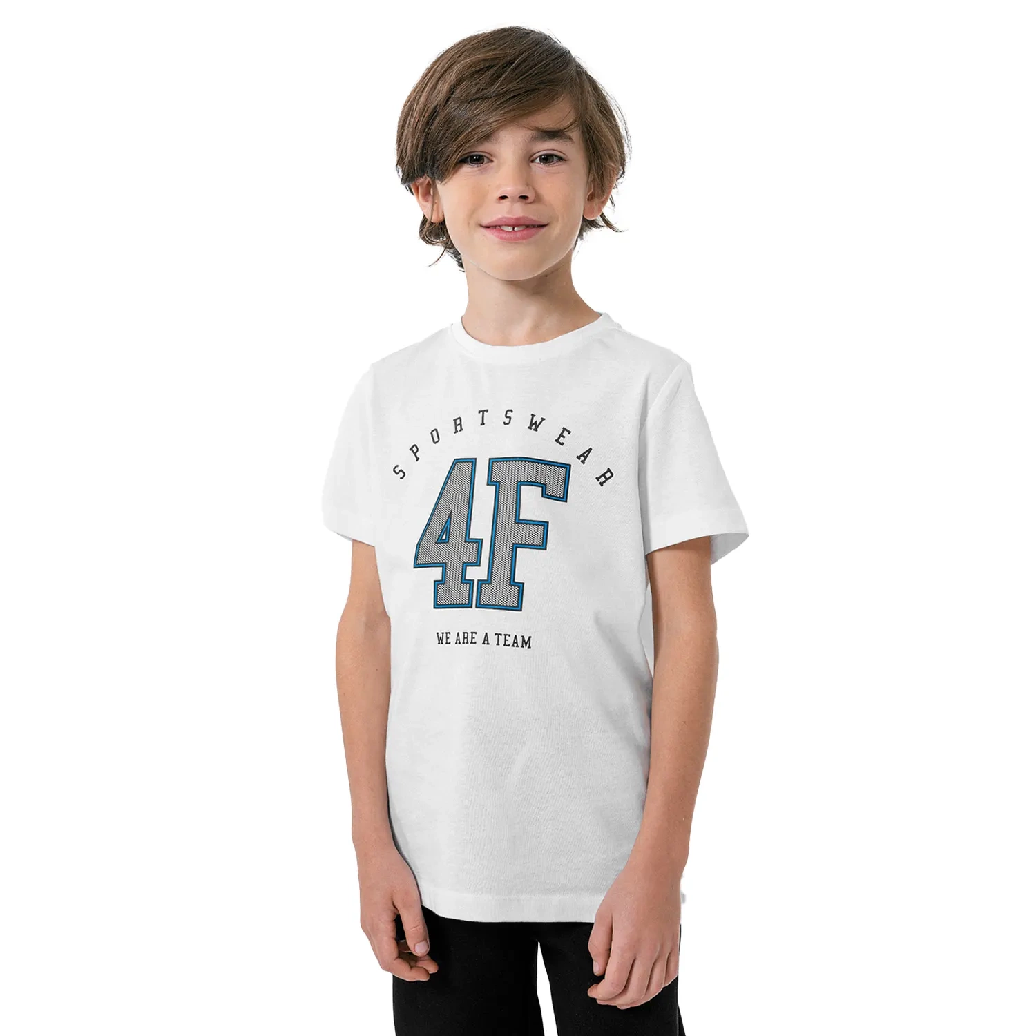 Koszulka dziecięca 4F HJZ22-JTSM008-10S