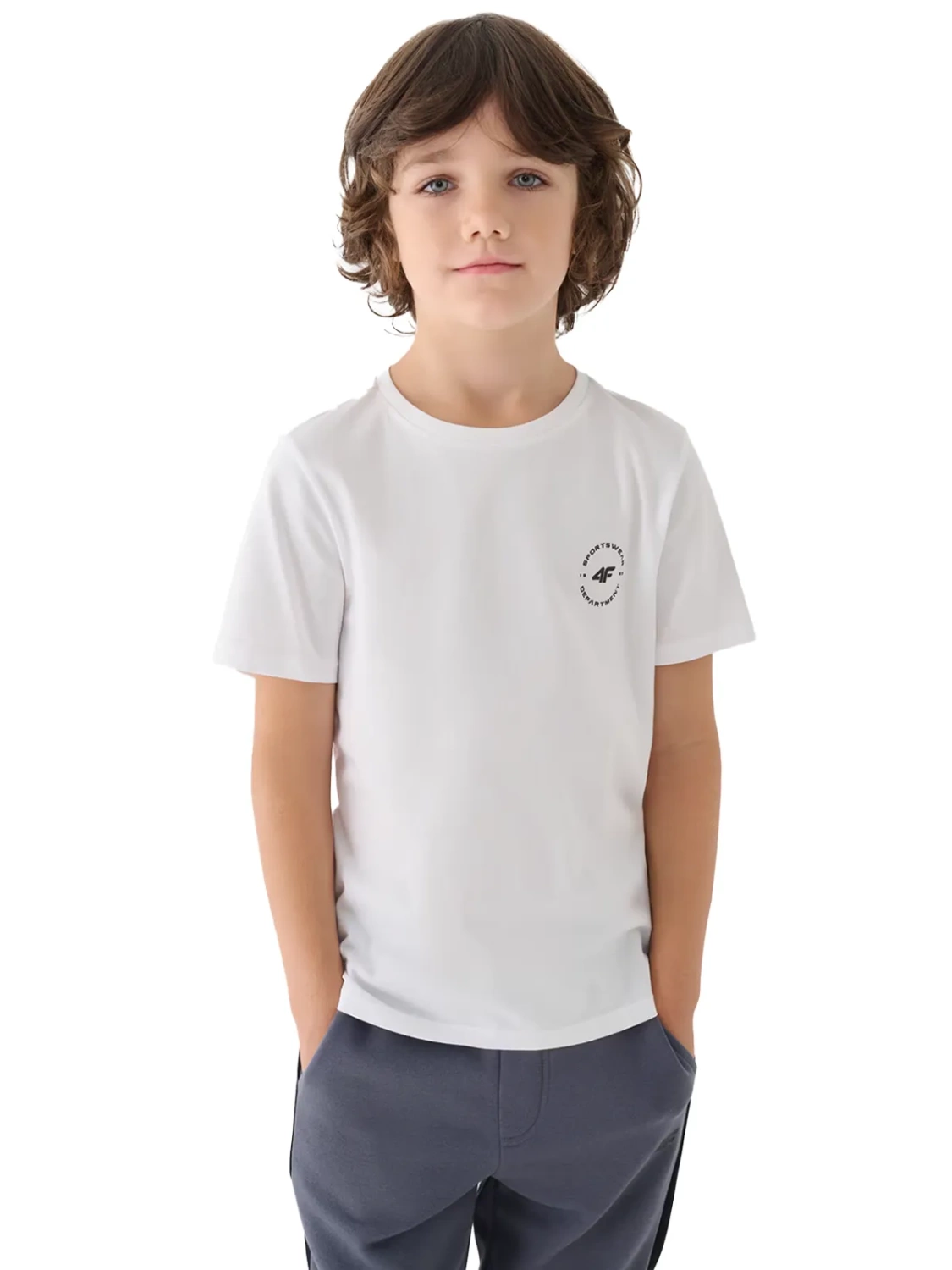 Koszulka dziecięca 4F 4FJWAW24TTSHM1859-10S