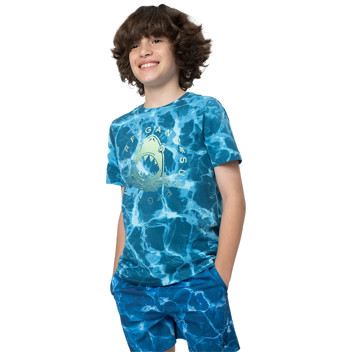 Koszulka dziecięca 4F 4FJSS23TTSHM283-95A