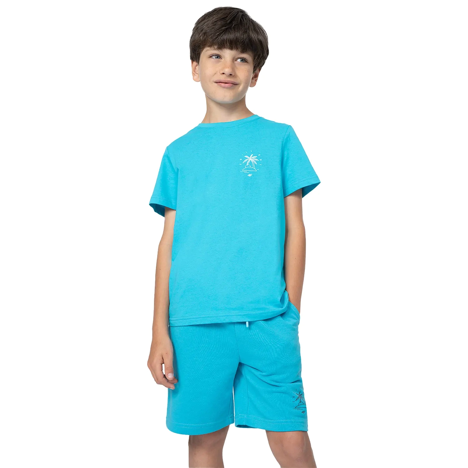 Koszulka dziecięca 4F 4FJSS23TTSHM286-35S