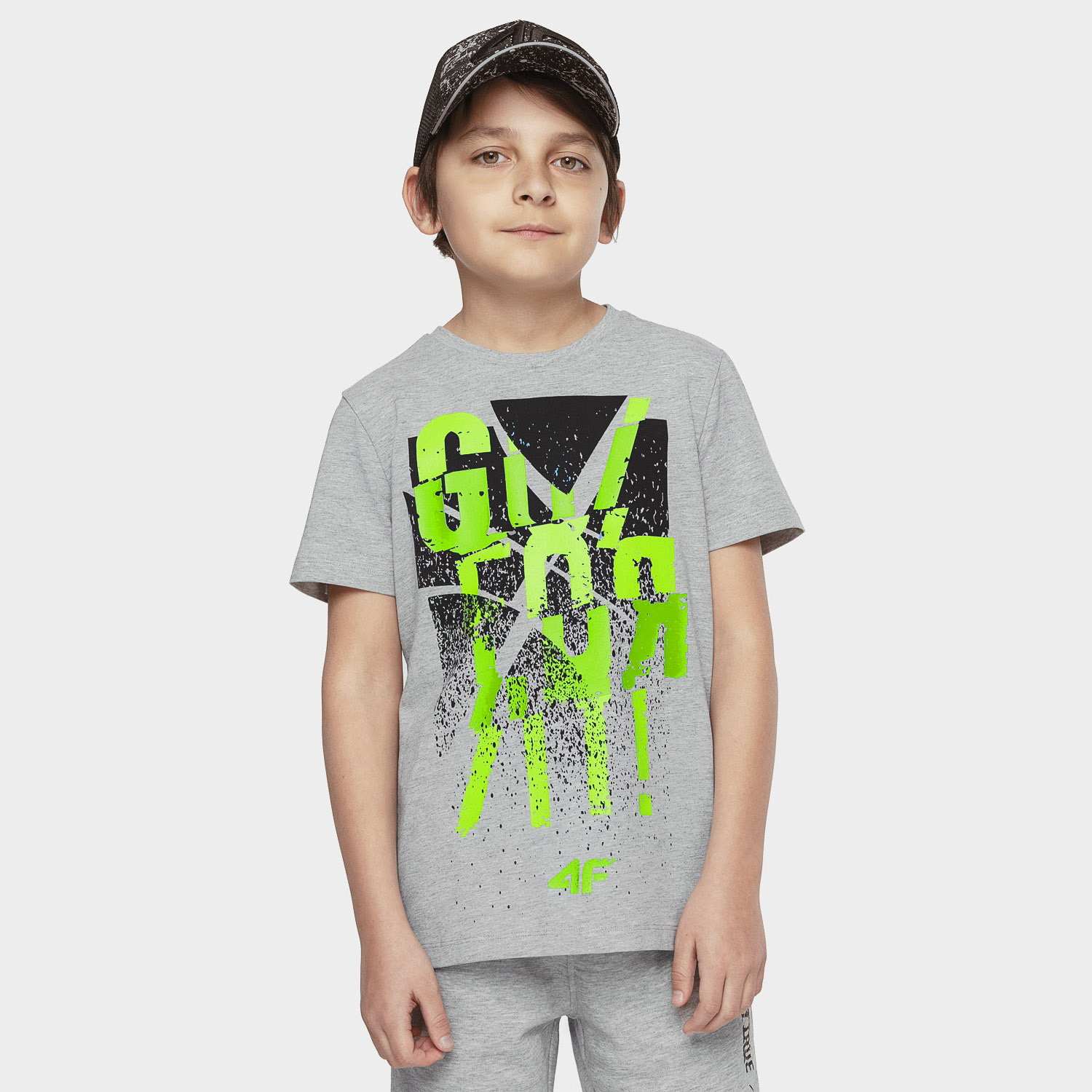 Koszulka dziecięca 4F HJL21-JTSM004B-27M