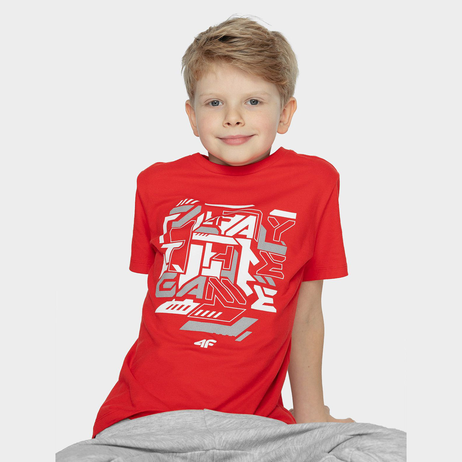 Koszulka dziecięca 4F HJZ21-JTSM006-62S