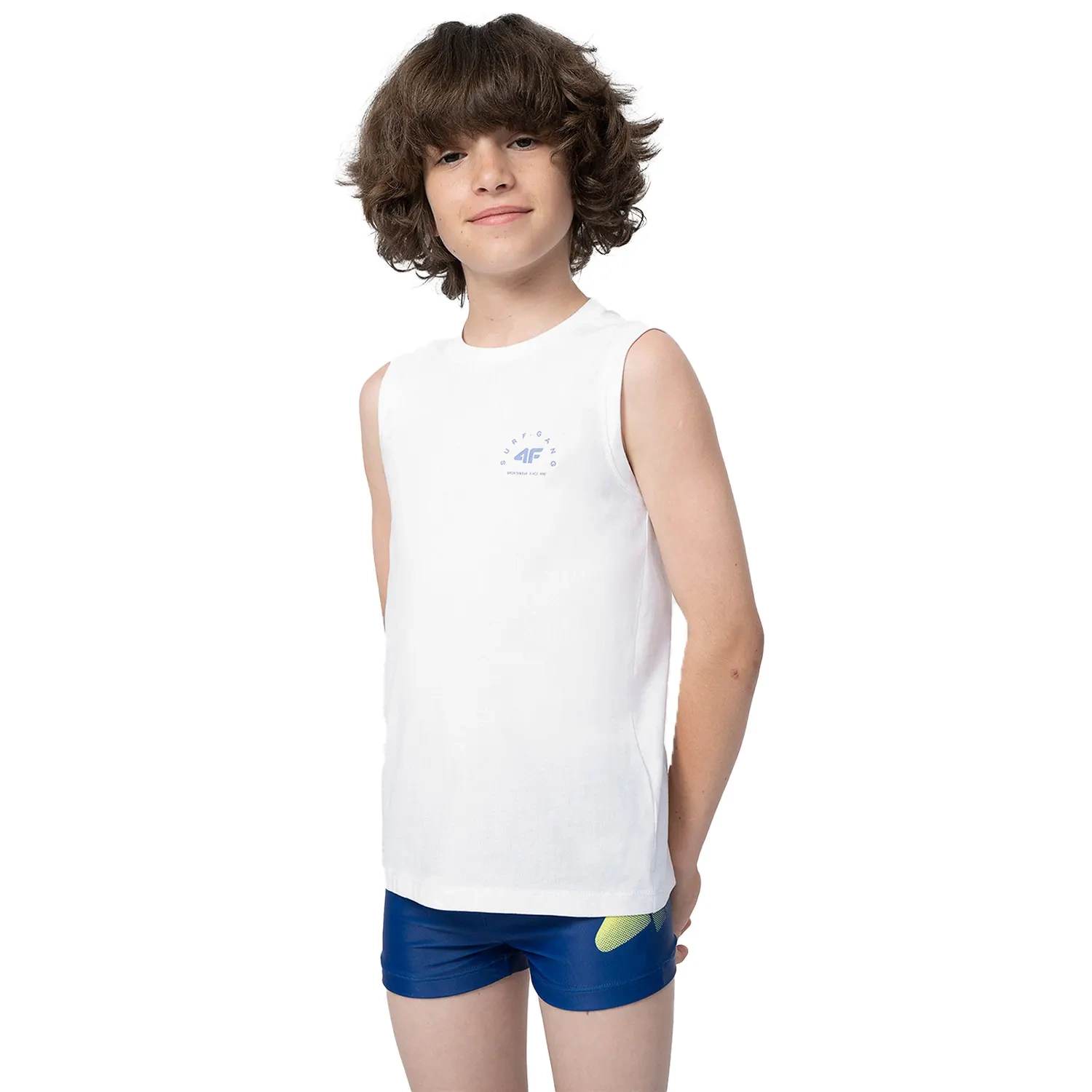 Koszulka dziecięca 4F 4FJSS23TTSHM284-10S