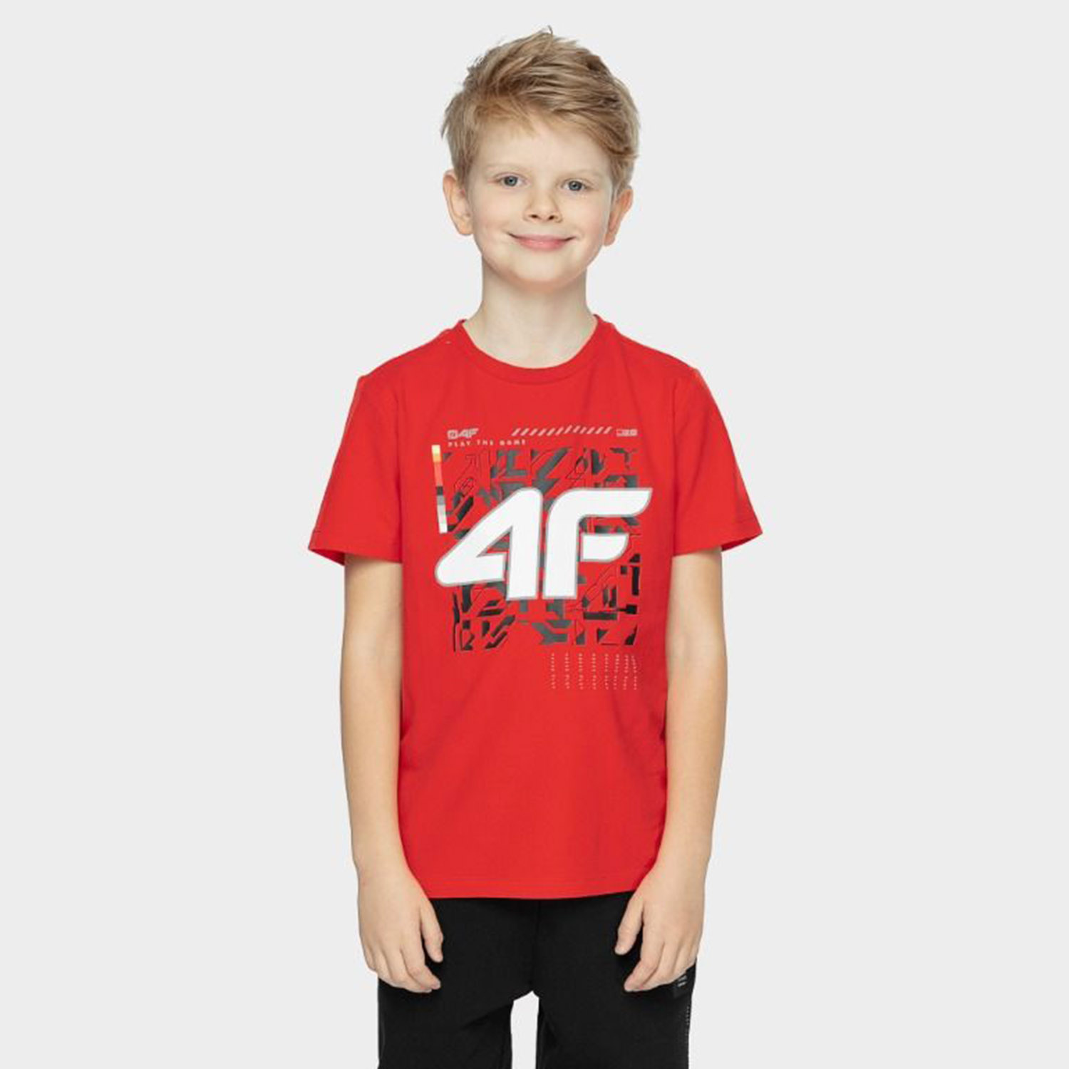 Koszulka dziecięca 4F HJZ21-JTSM008B-62S