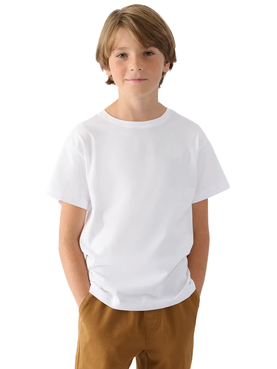 Koszulka dziecięca 4F 4FJWMM00TTSHM2330-10S