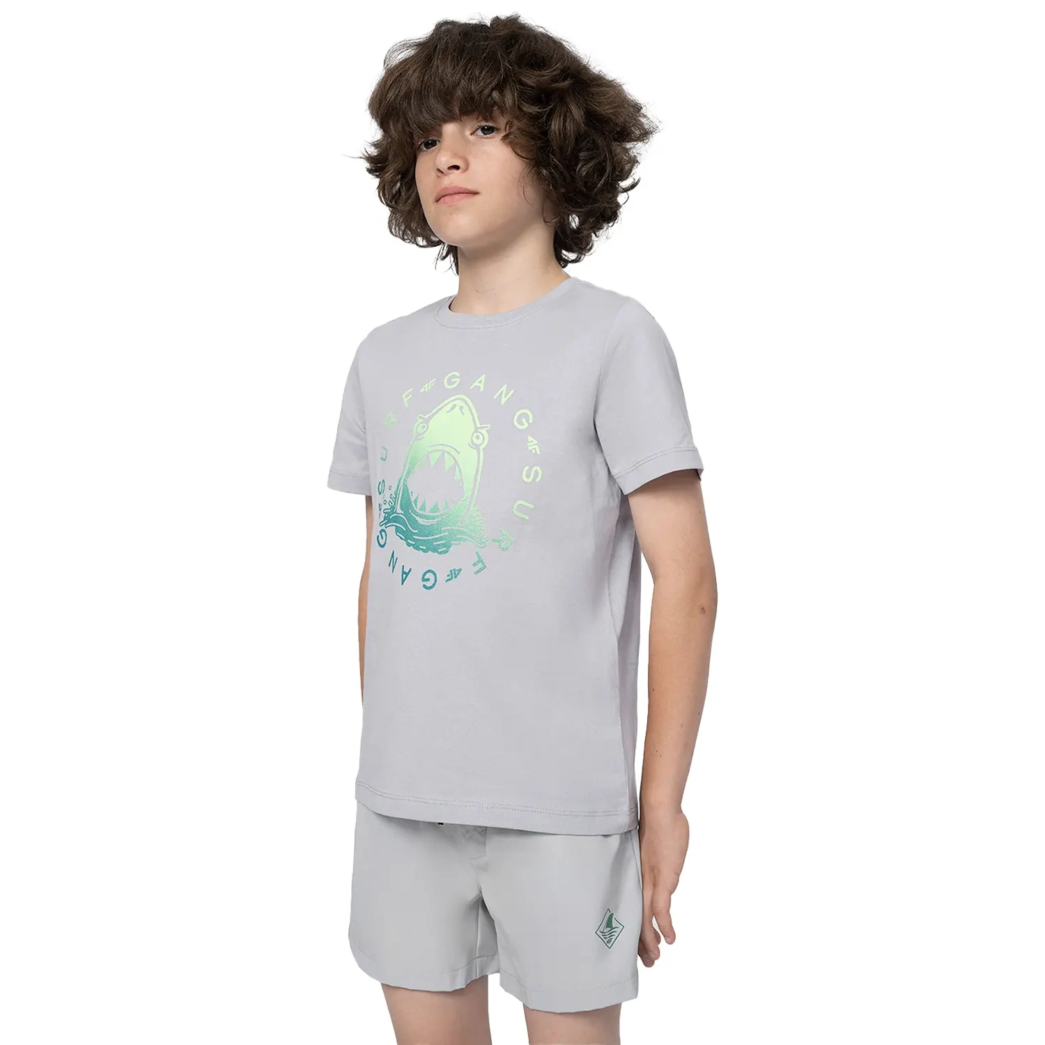 Koszulka dziecięca 4F 4FJSS23TTSHM283-27S