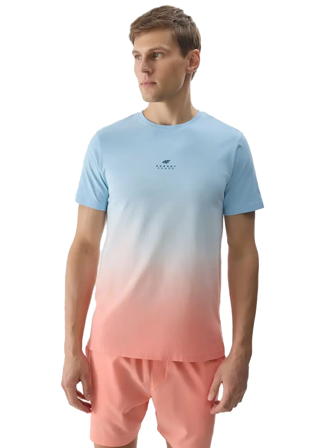 Koszulka męska 4F 4FWSS24TTSHM1290-34S