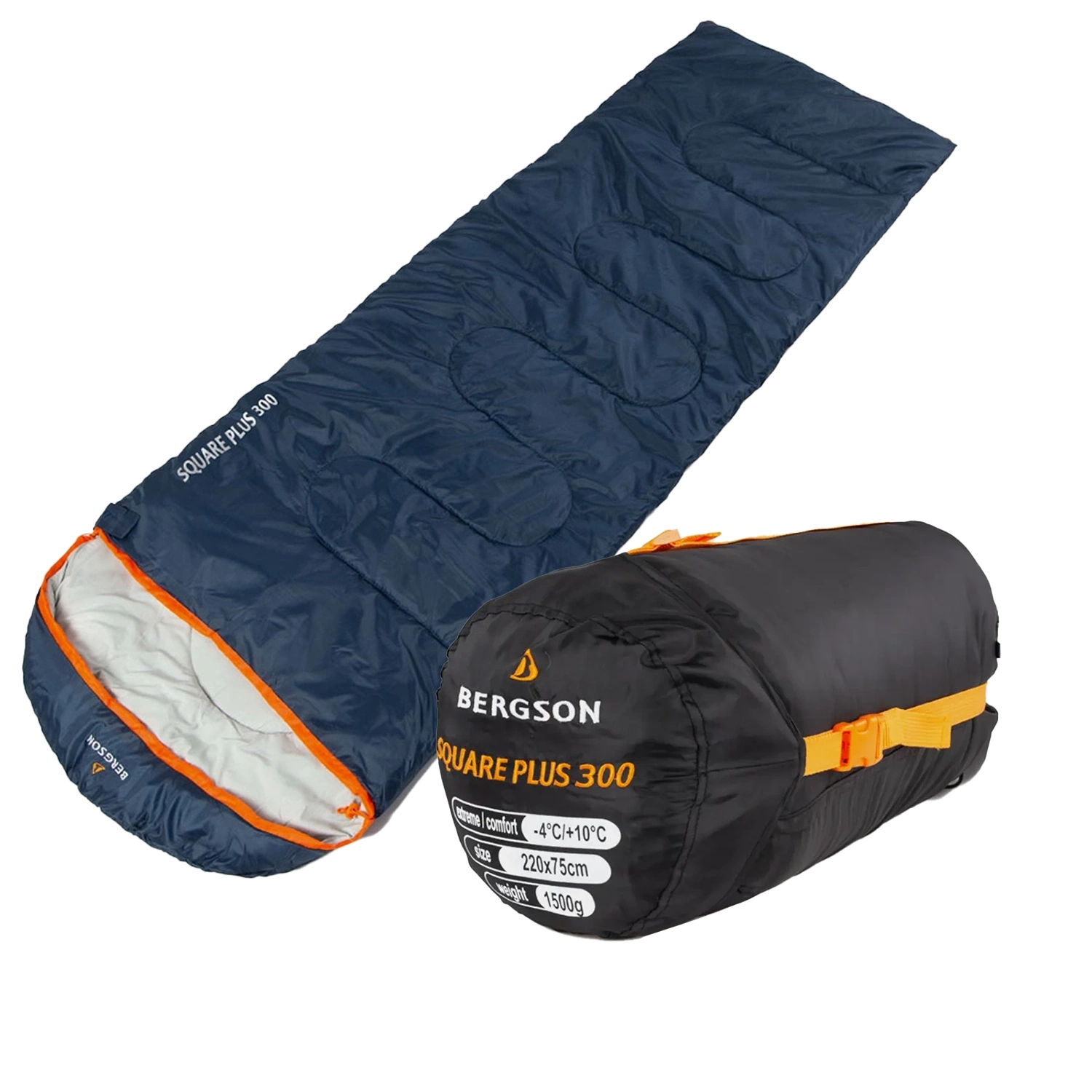 Śpiwór BERGSON SQUARE PLUS 300 BRG00126 DENIM