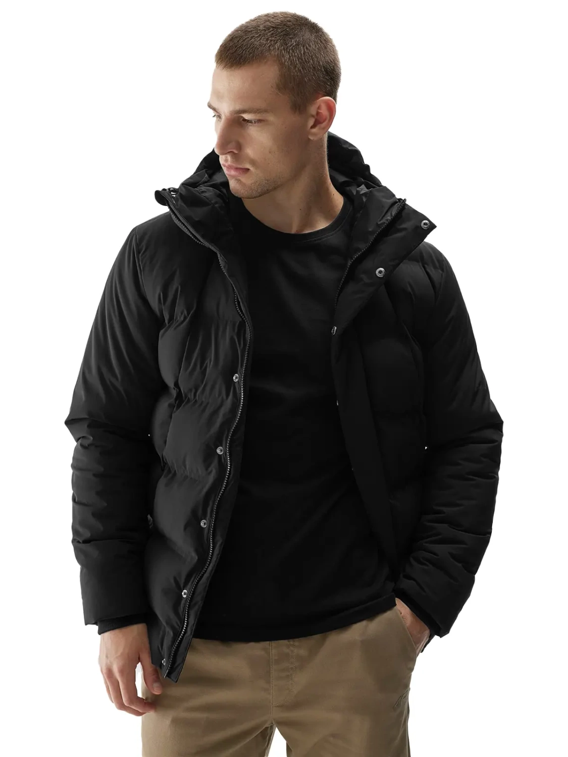 Kurtka męska zimowa puchowa 4F 4FAW23TDJAM249-20S 