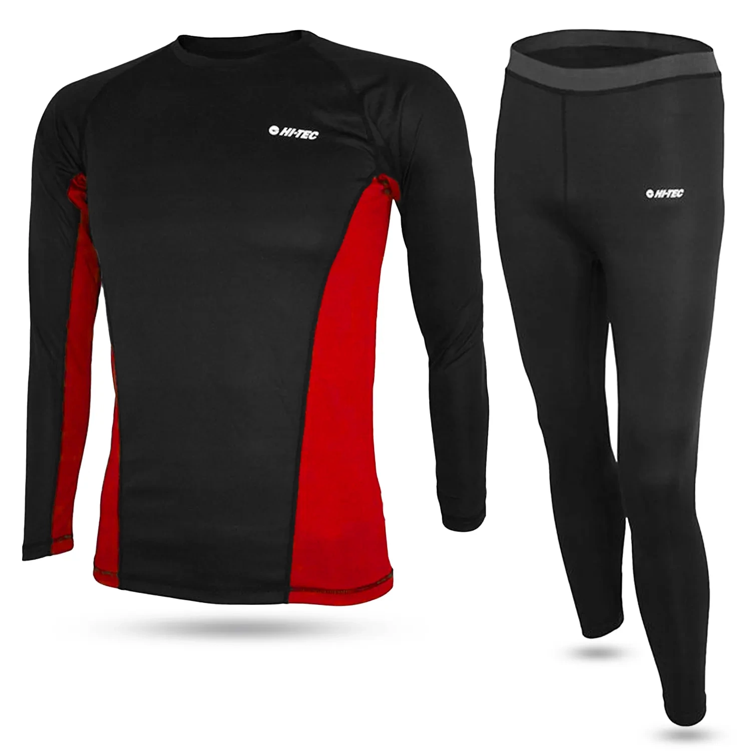 Bielizna męska termoaktywna HI-TEC KAMO SET czerwona