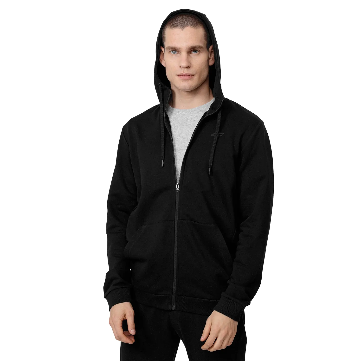 Bluza męska z kapturem rozpinana 4F H4Z22-BLM353-20S