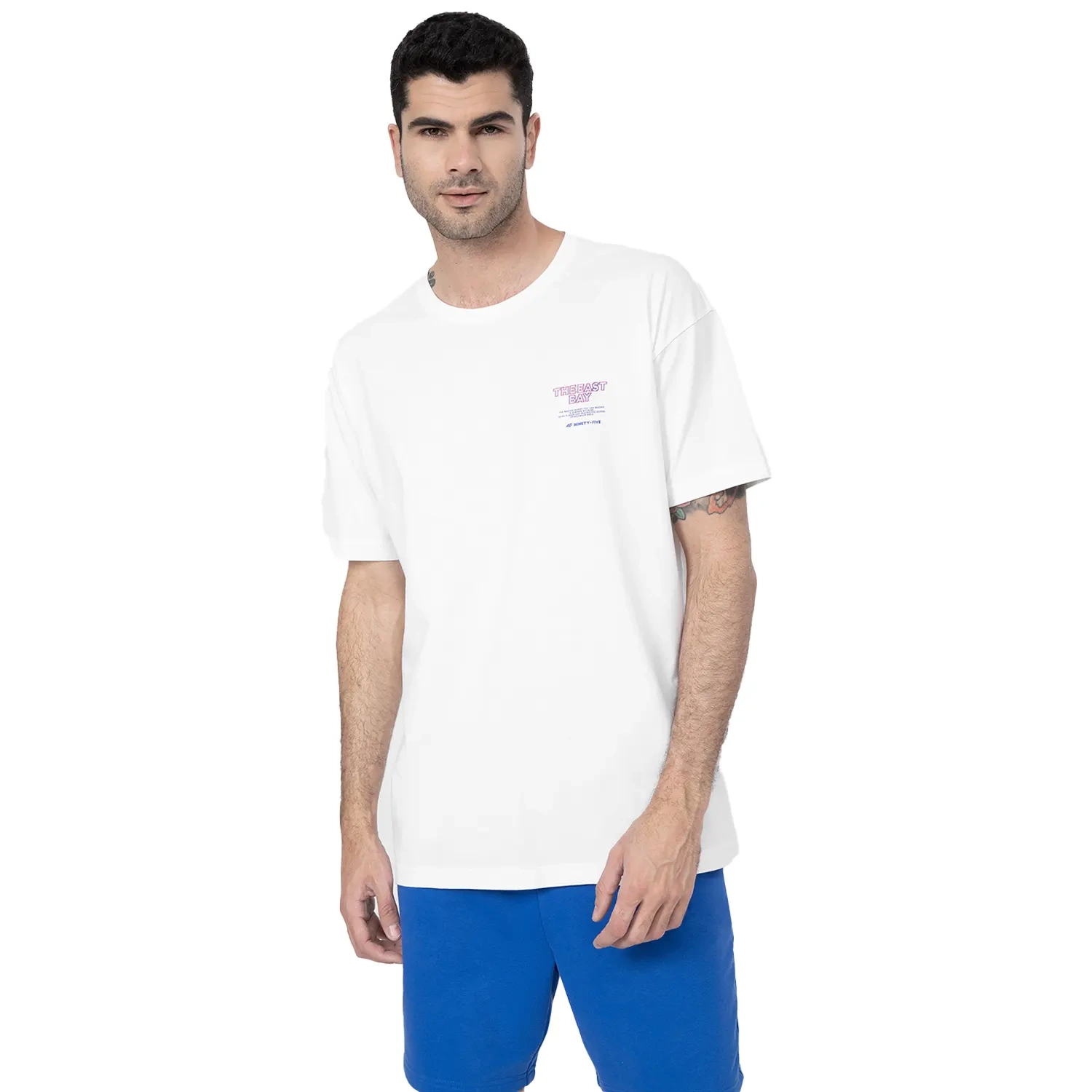 Koszulka męska 4F 4FSS23TTSHM358-10S