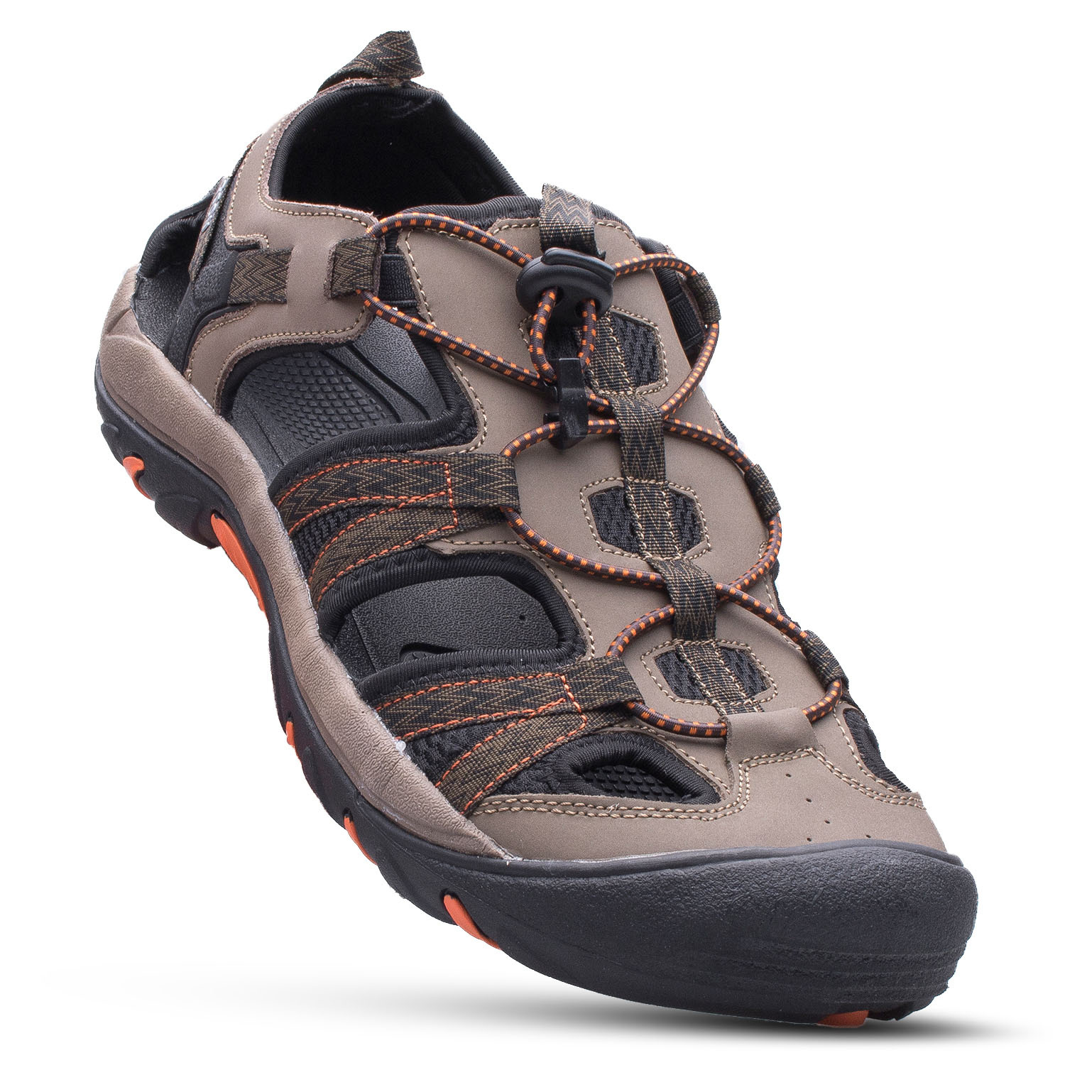 Sandały męskie trekkingowe BERGSON SOBAT Hiking BRG00128 khaki