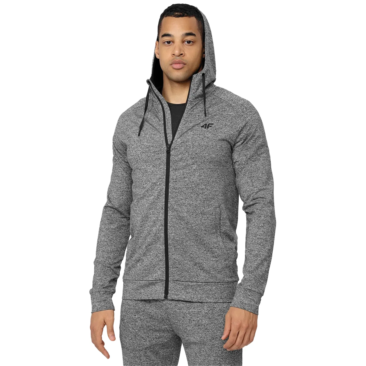Bluza męska z kapturem rozpinana 4F 4FSS23TFSWM112-27M