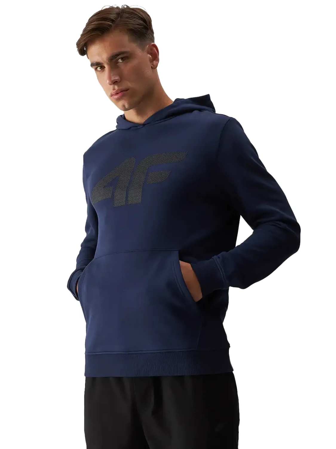 Bluza męska z kapturem 4F 4FWMM00TSWSM1464-31S