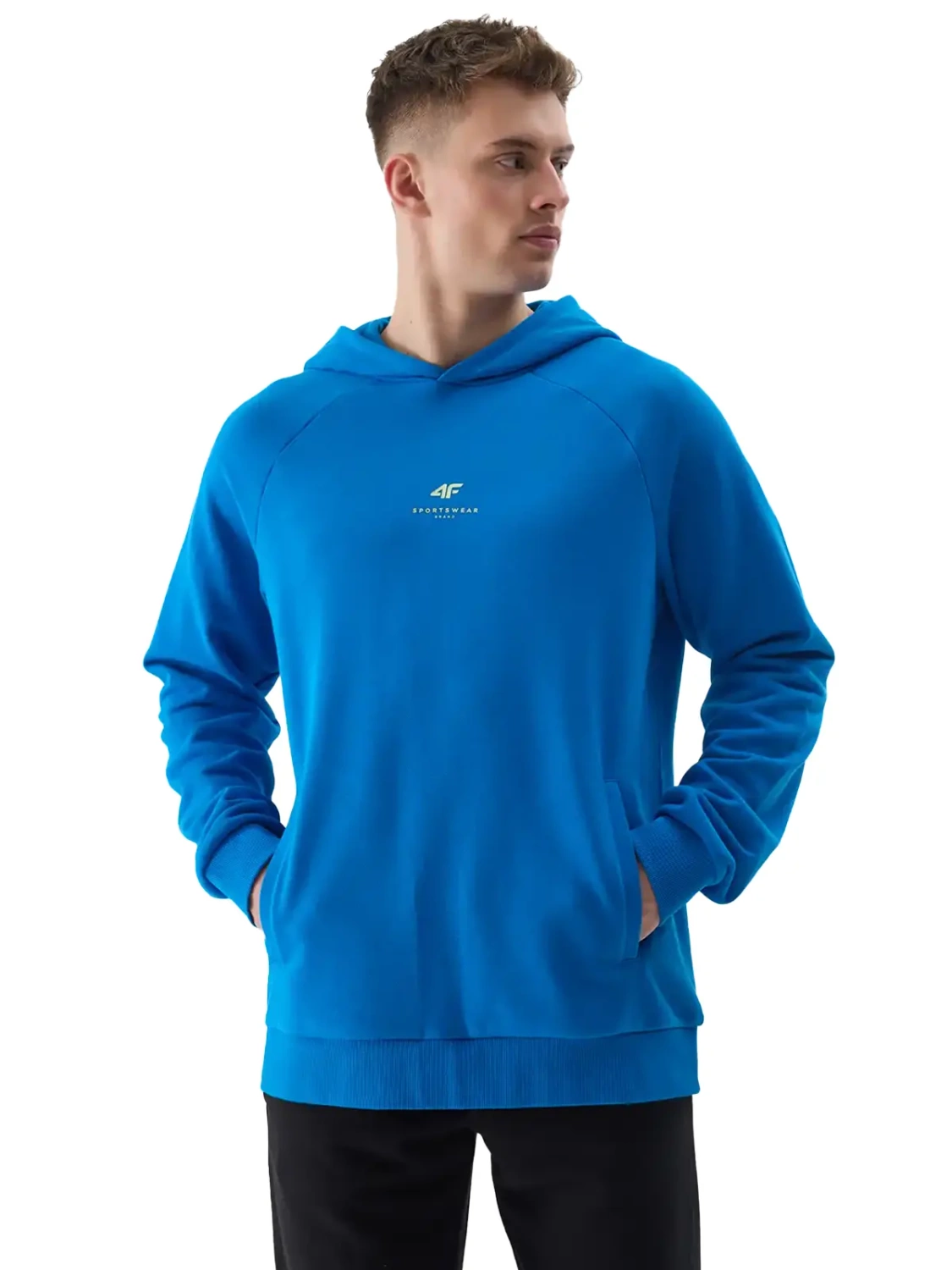 Bluza męska z kapturem 4F 4FWSS24TSWSM1010-36S 