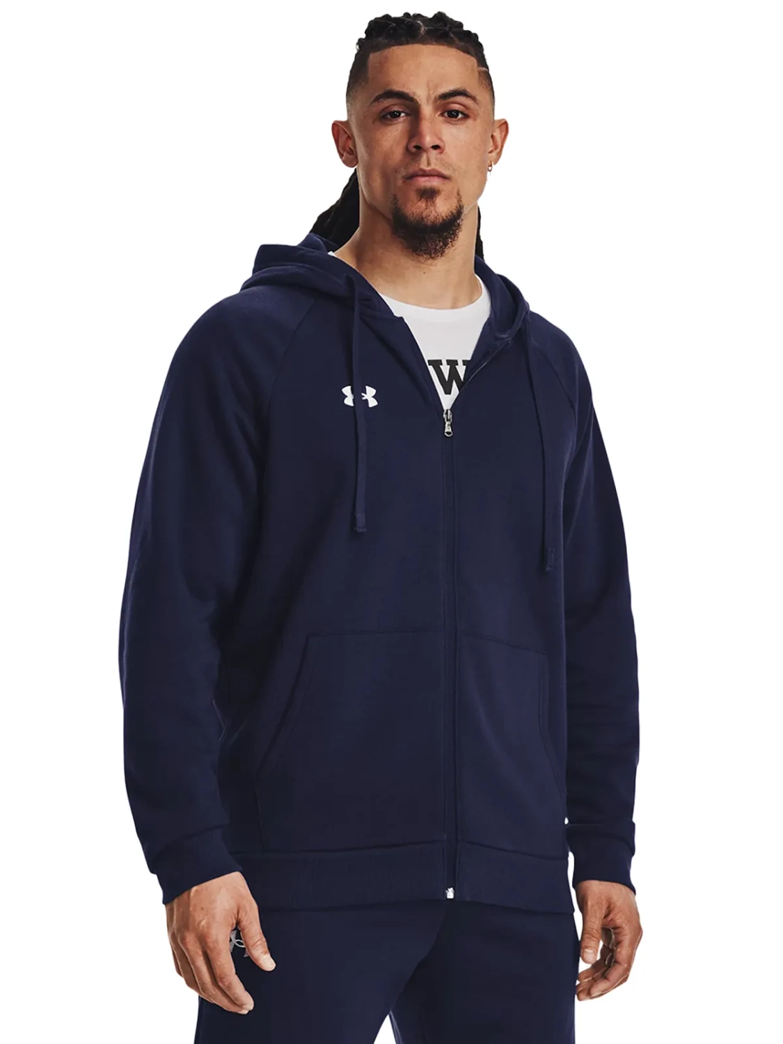 Bluza męska z kapturem rozpinana Under Armour 1379767-410