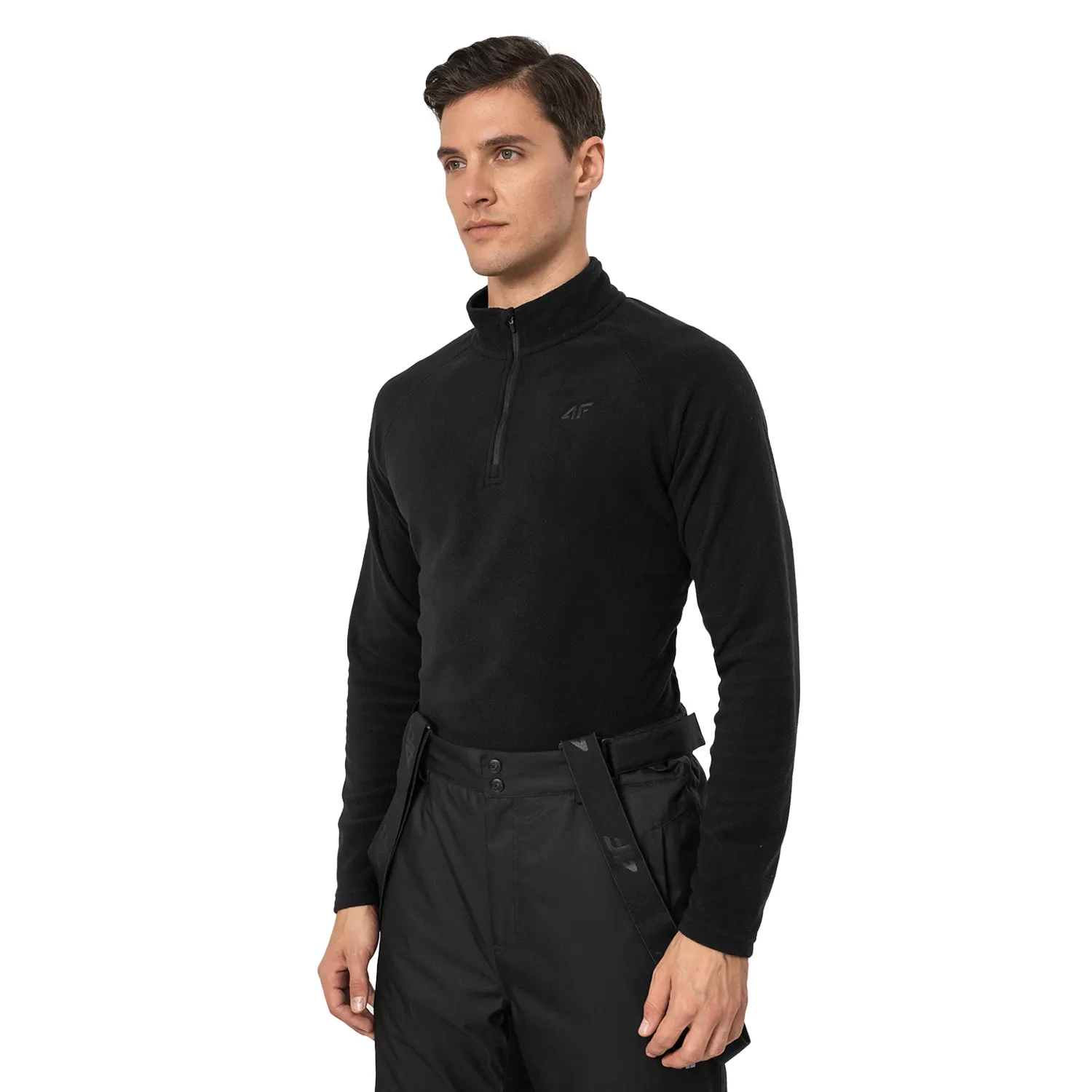 Bluza męska z kapturem rozpinana polarowa 4F H4Z22-BIMP010-20S