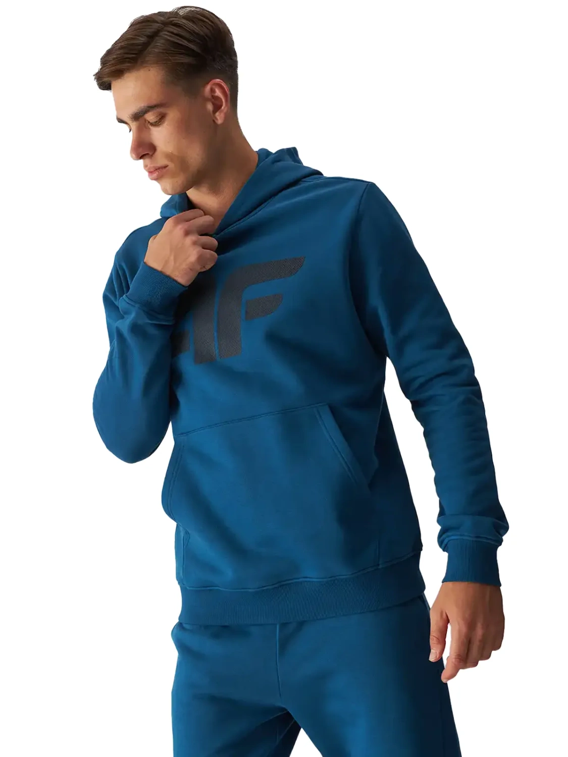 Bluza męska z kapturem 4F 4FWMM00TSWSM1464-46S