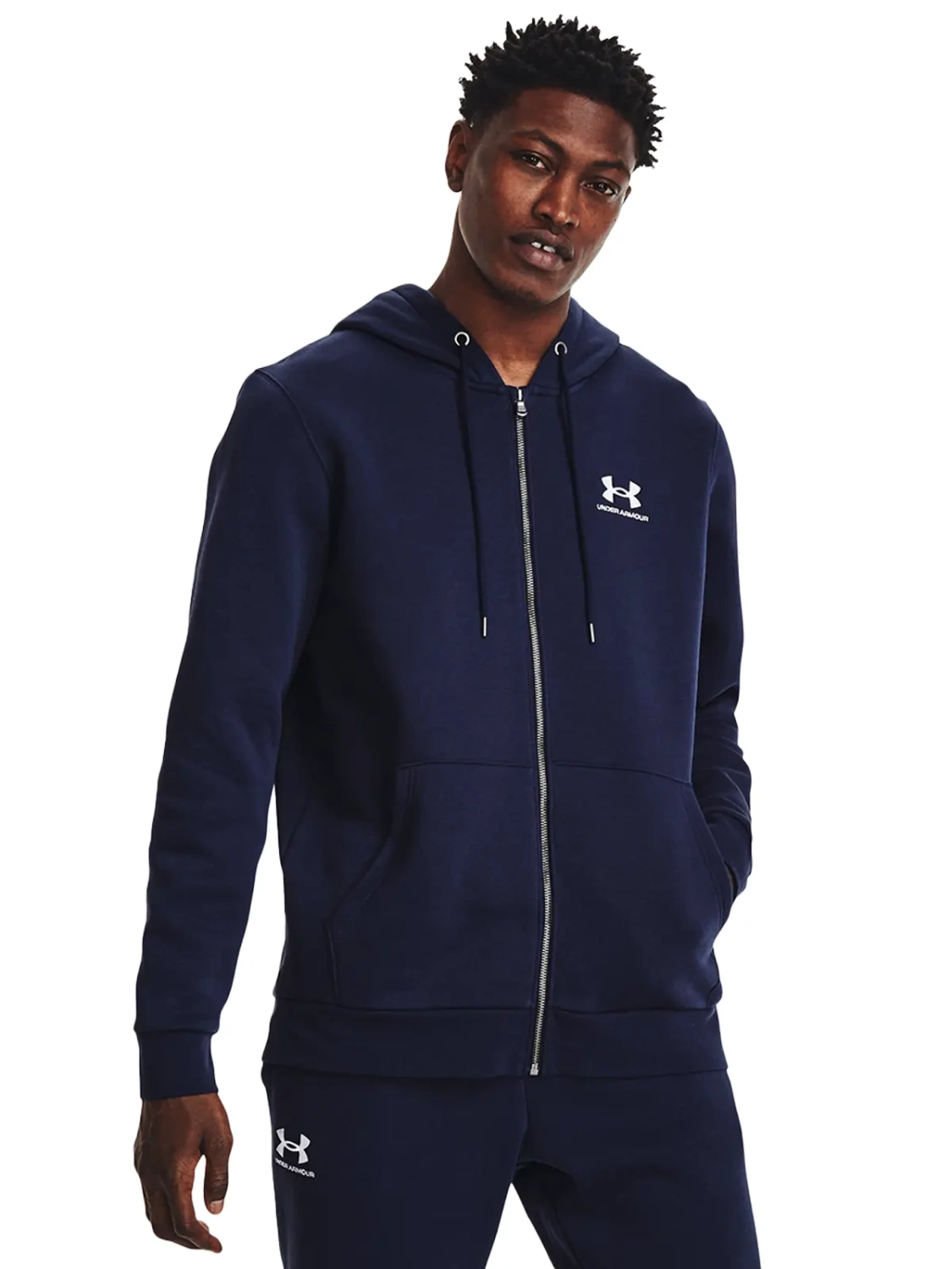 Bluza męska z kapturem rozpinana Under Armour 1373881-410 