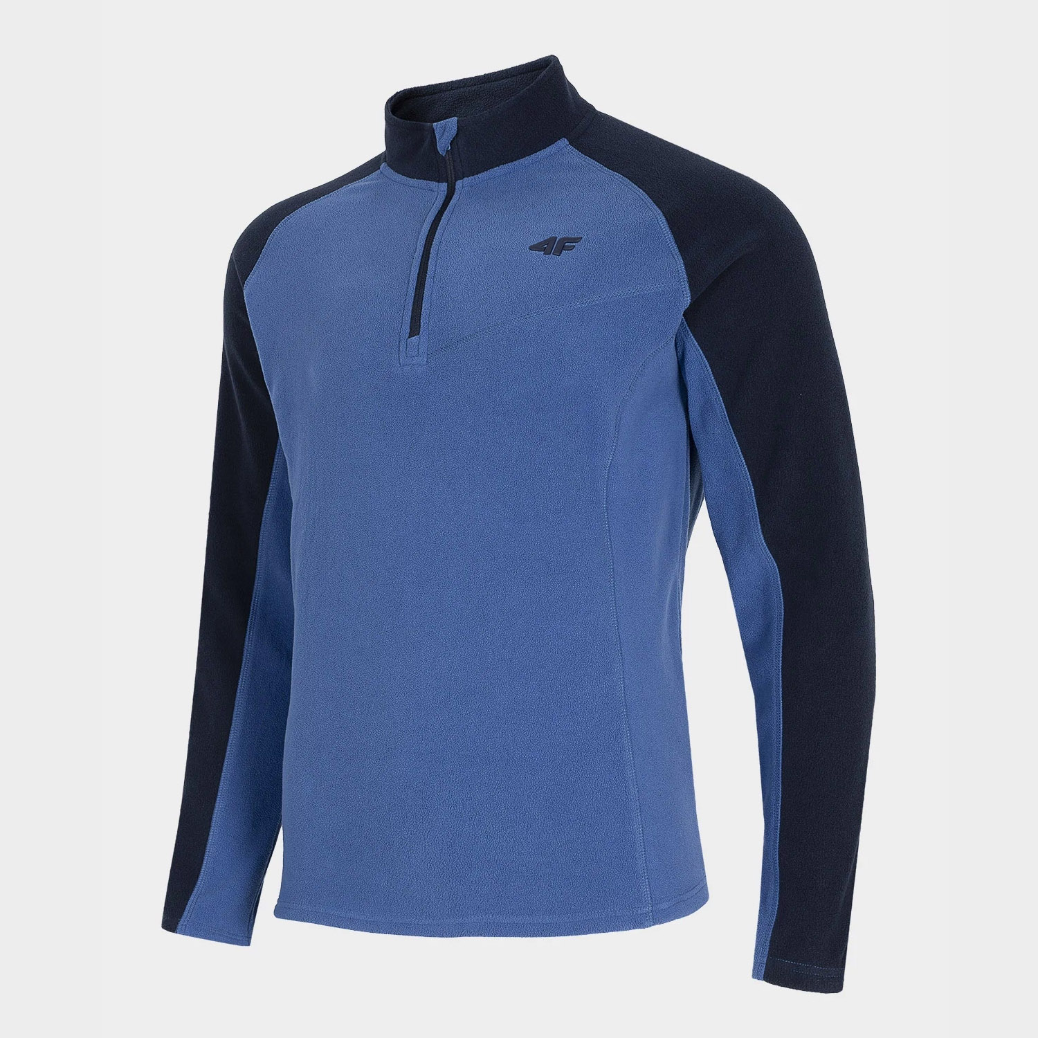 Bluza męska z kapturem rozpinana polarowa 4F H4Z20-BIMP033-33S