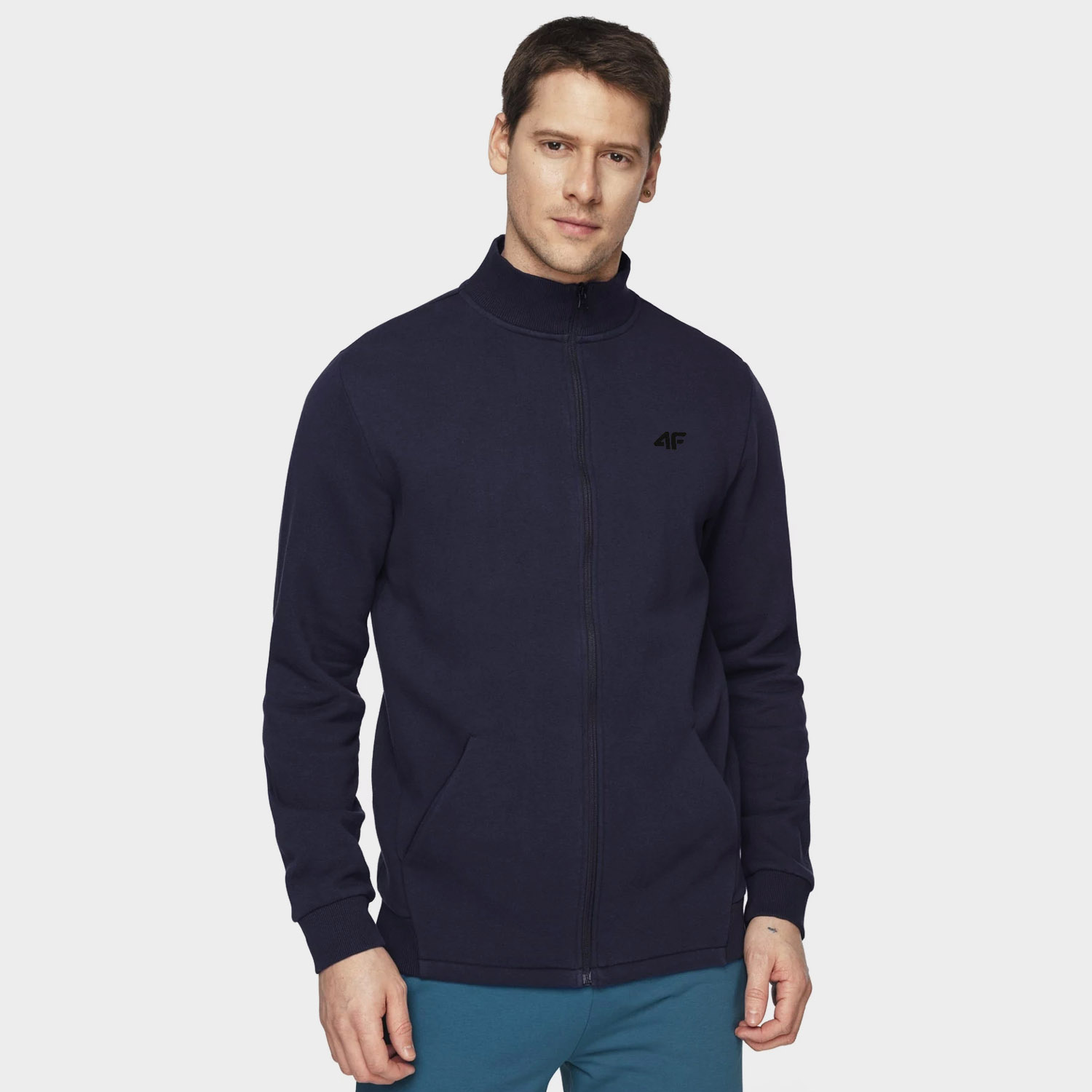 Bluza męska rozpinana polarowa 4F NOSH4-BLM003-31S