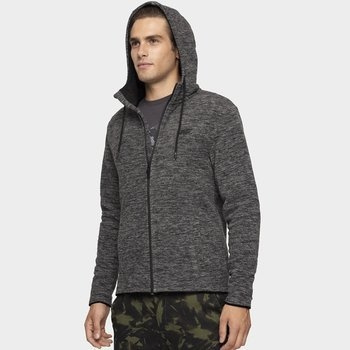 Bluza męska z kapturem rozpinana polarowa 4F H4Z19-PLM070-24M