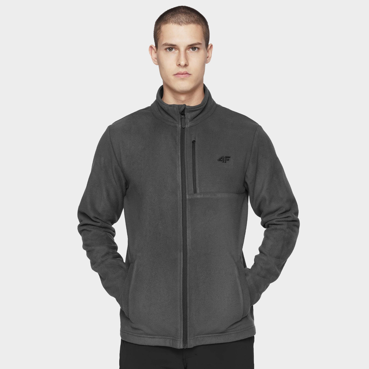 Bluza męska rozpinana polarowa 4F NOSH4-PLM003-22S