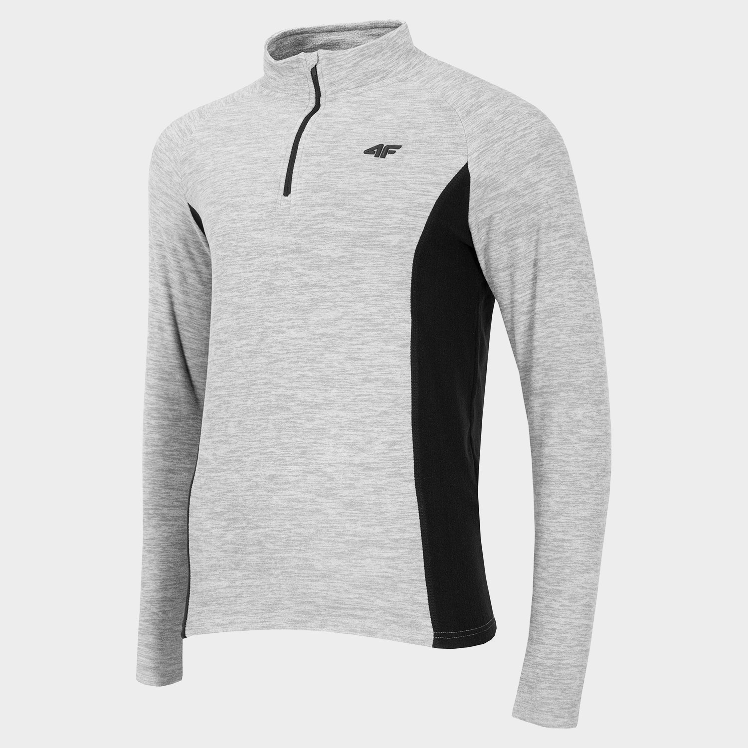 Bluza męska z kapturem rozpinana polarowa 4F H4Z20-BIMP034-27M