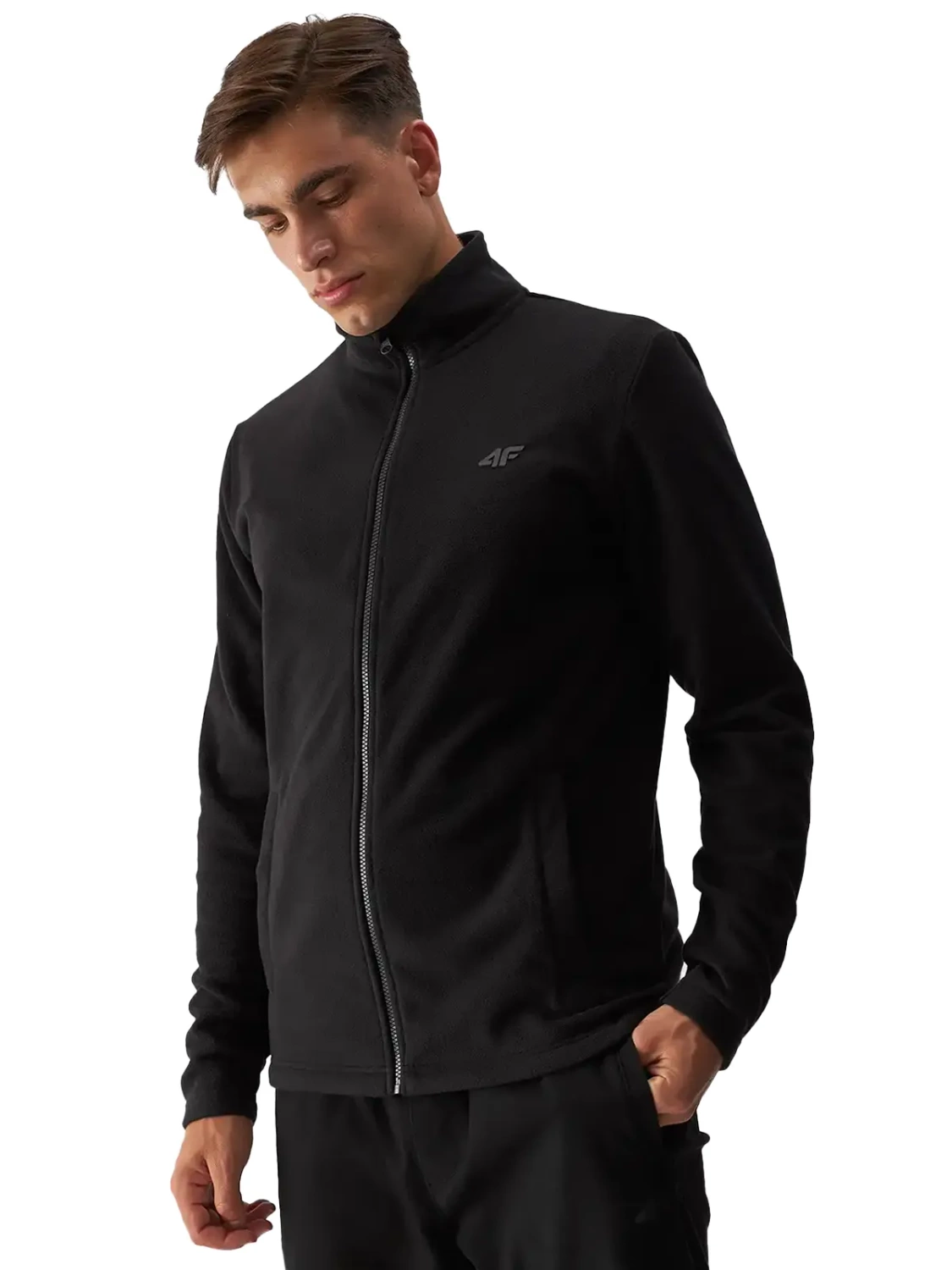 Bluza męska rozpinana polarowa 4F 4FWMM00TFLEM289-20S