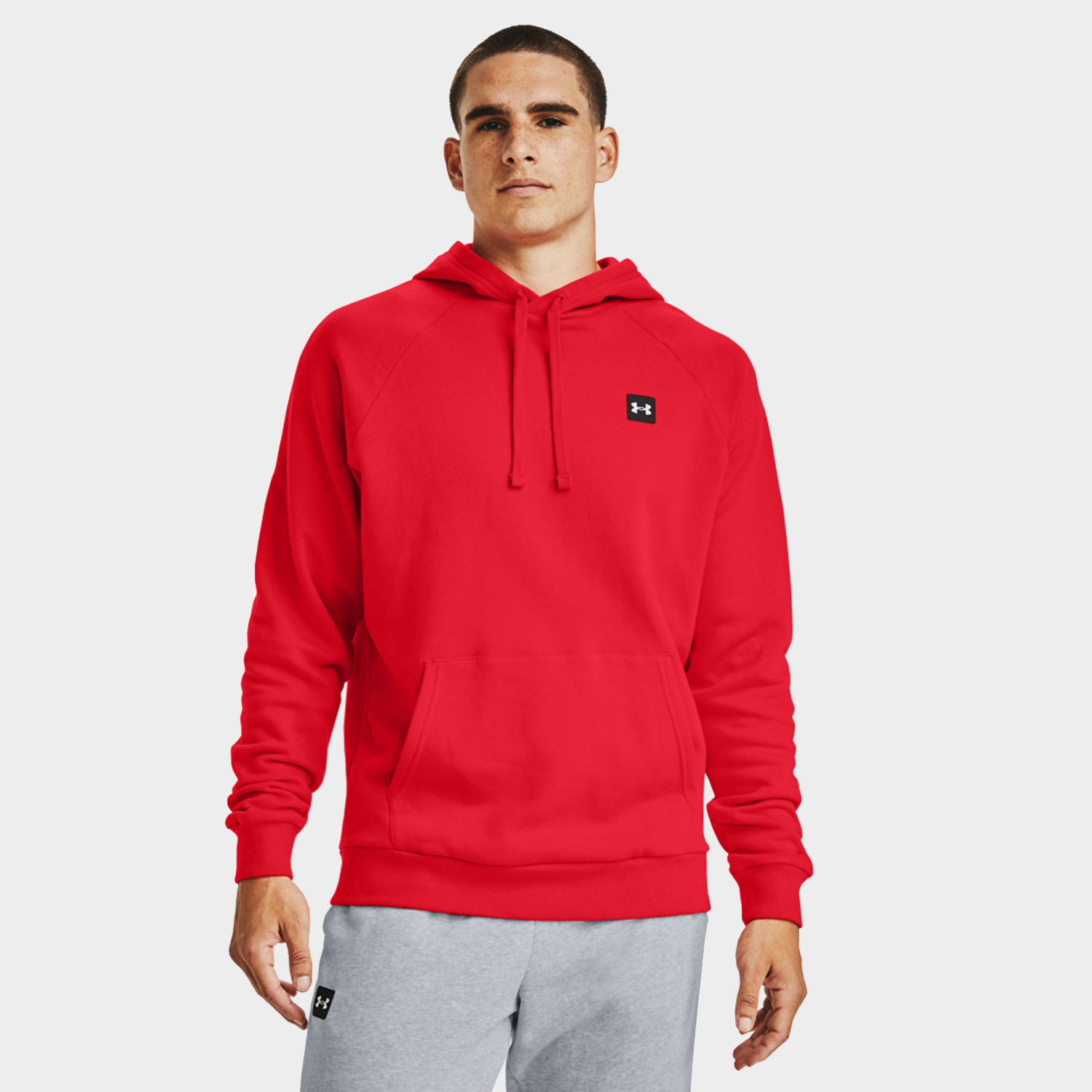 Bluza męska z kapturem Under Armour RIVAL HOODIE 1357092-600