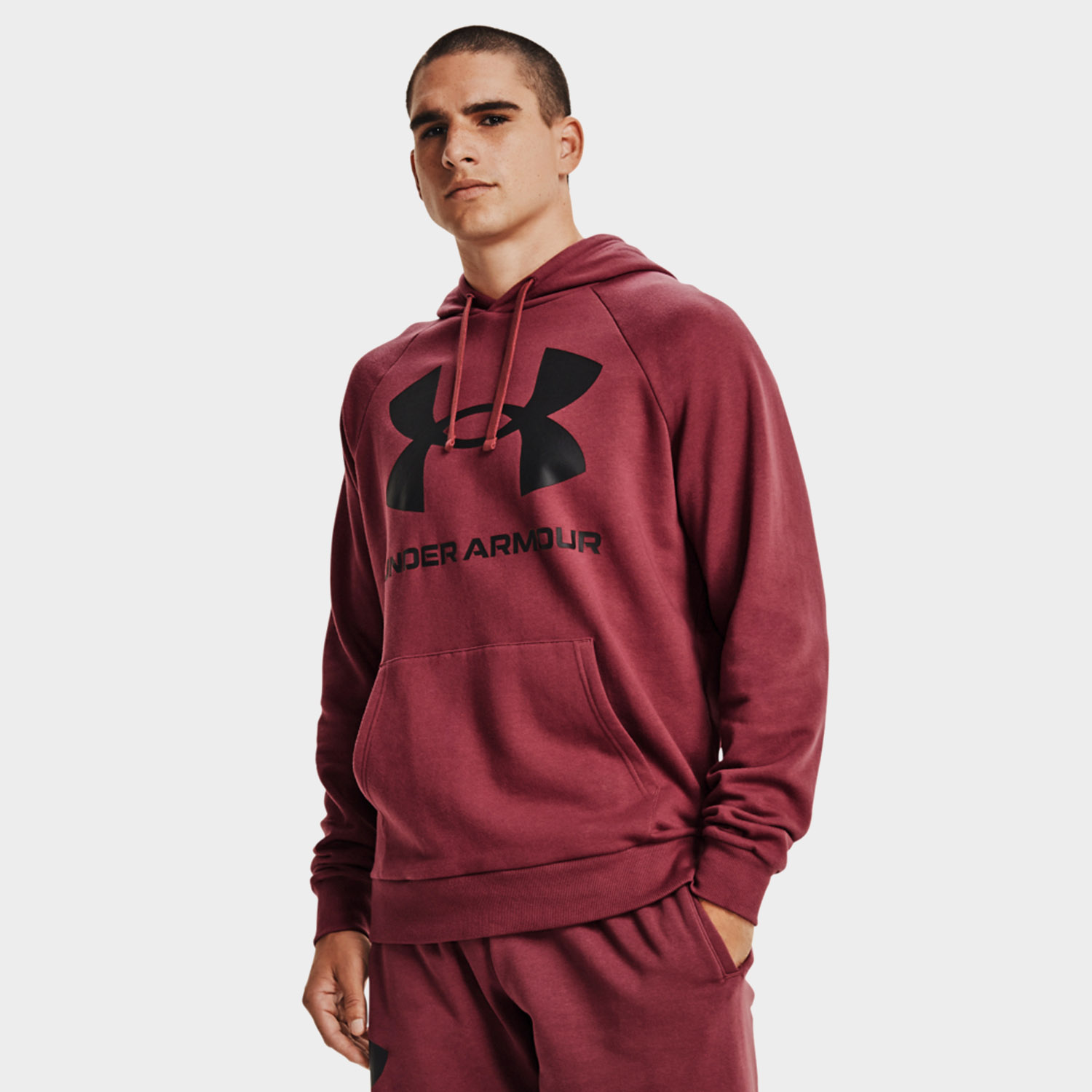 Bluza męska z kapturem Under Armour RIVAL FLEECE 1357093-652
