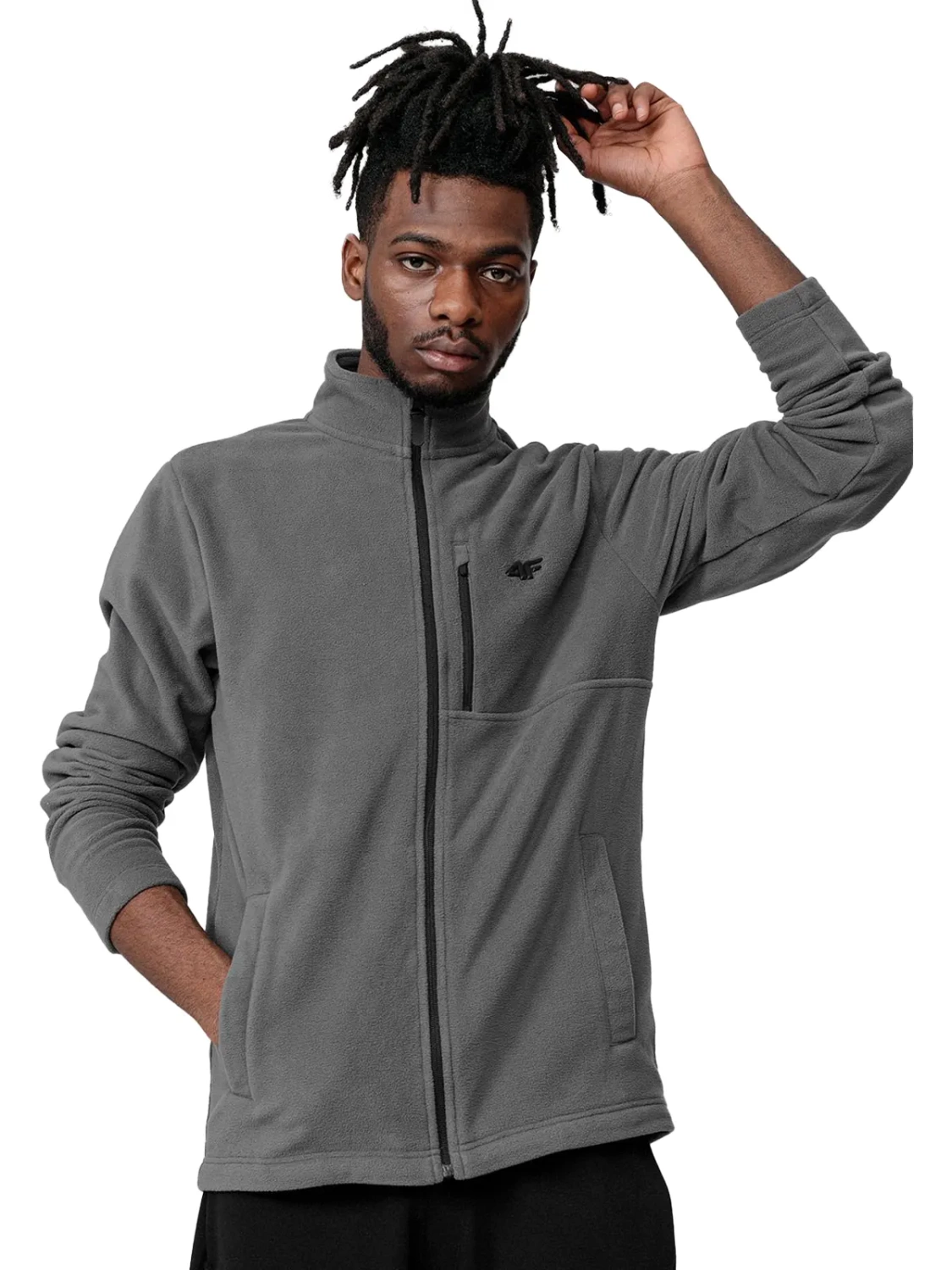 Bluza męska rozpinana polarowa 4F H4Z22-PLM352-22S 