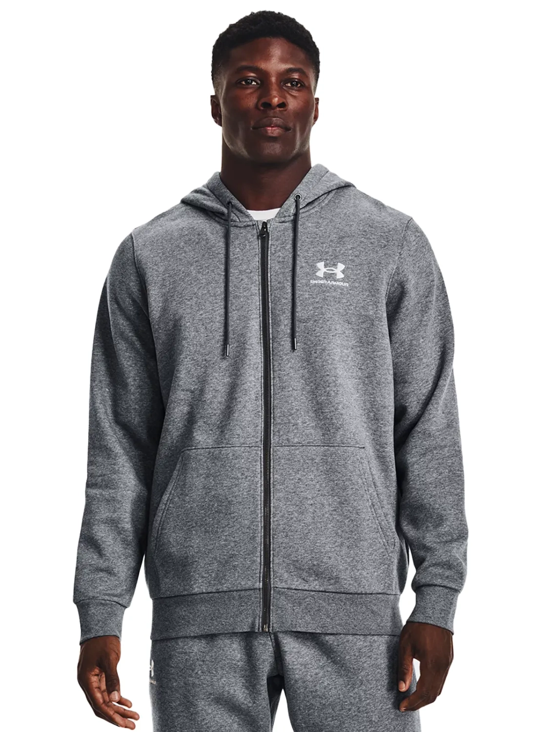 Bluza męska z kapturem rozpinana Under Armour 1373881-012 