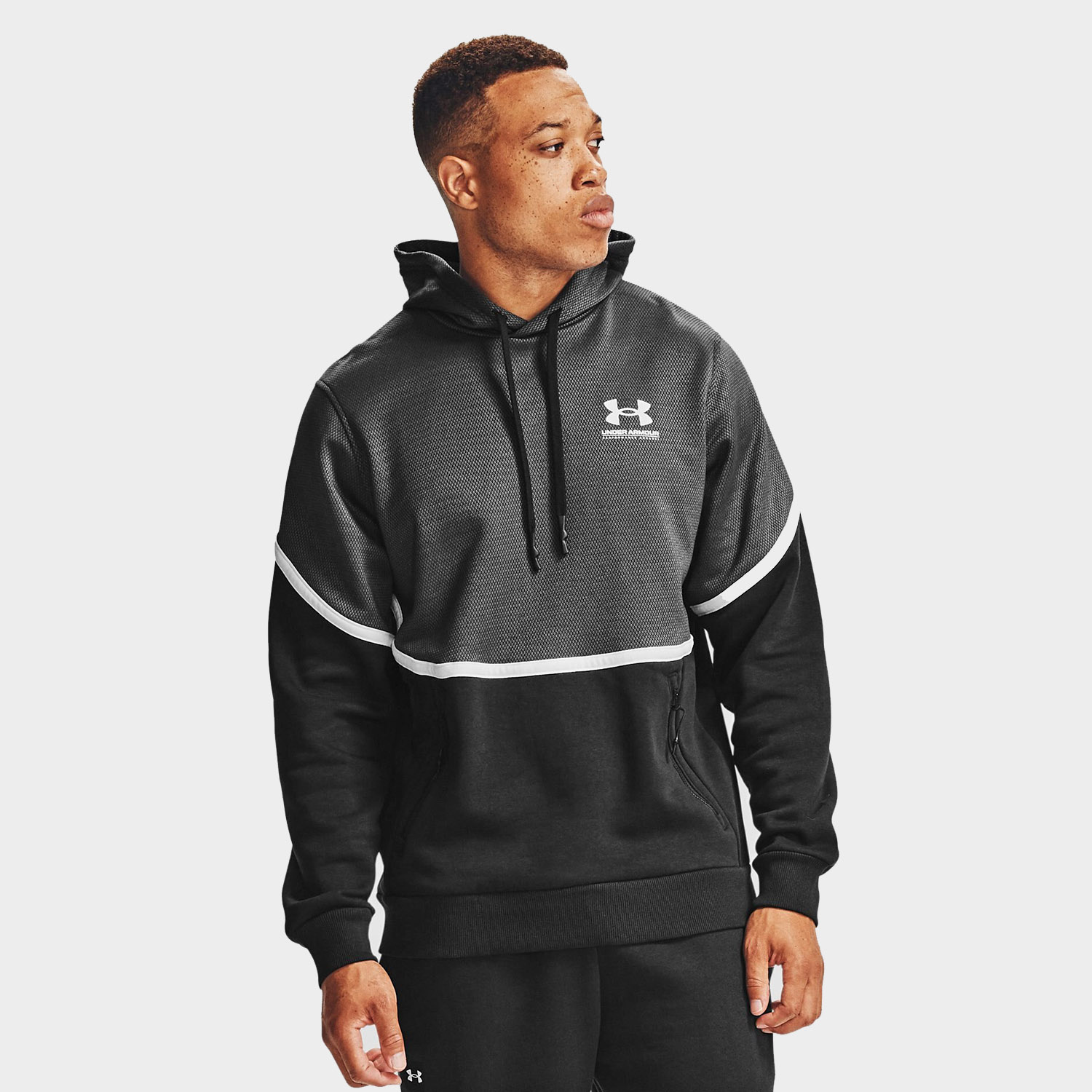 Bluza męska z kapturem Under Armour RIVAL MAX 1357090-001