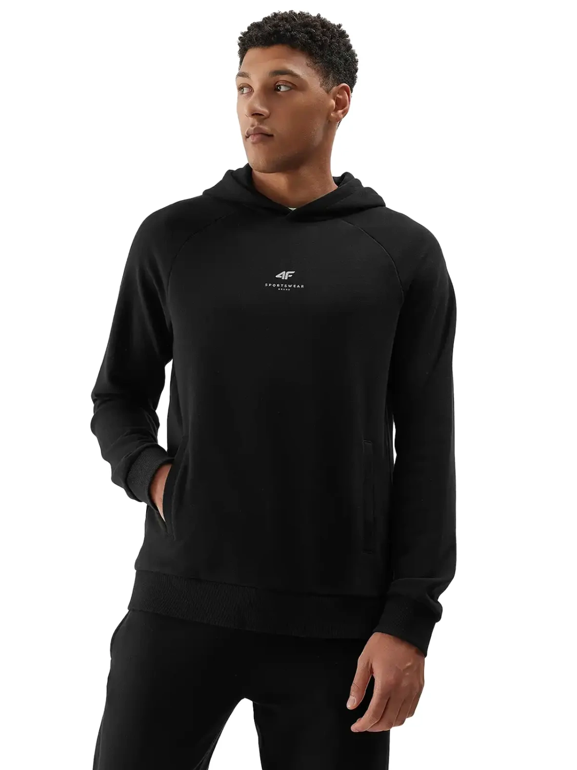 Bluza męska z kapturem 4F 4FWSS24TSWSM1010-20S 