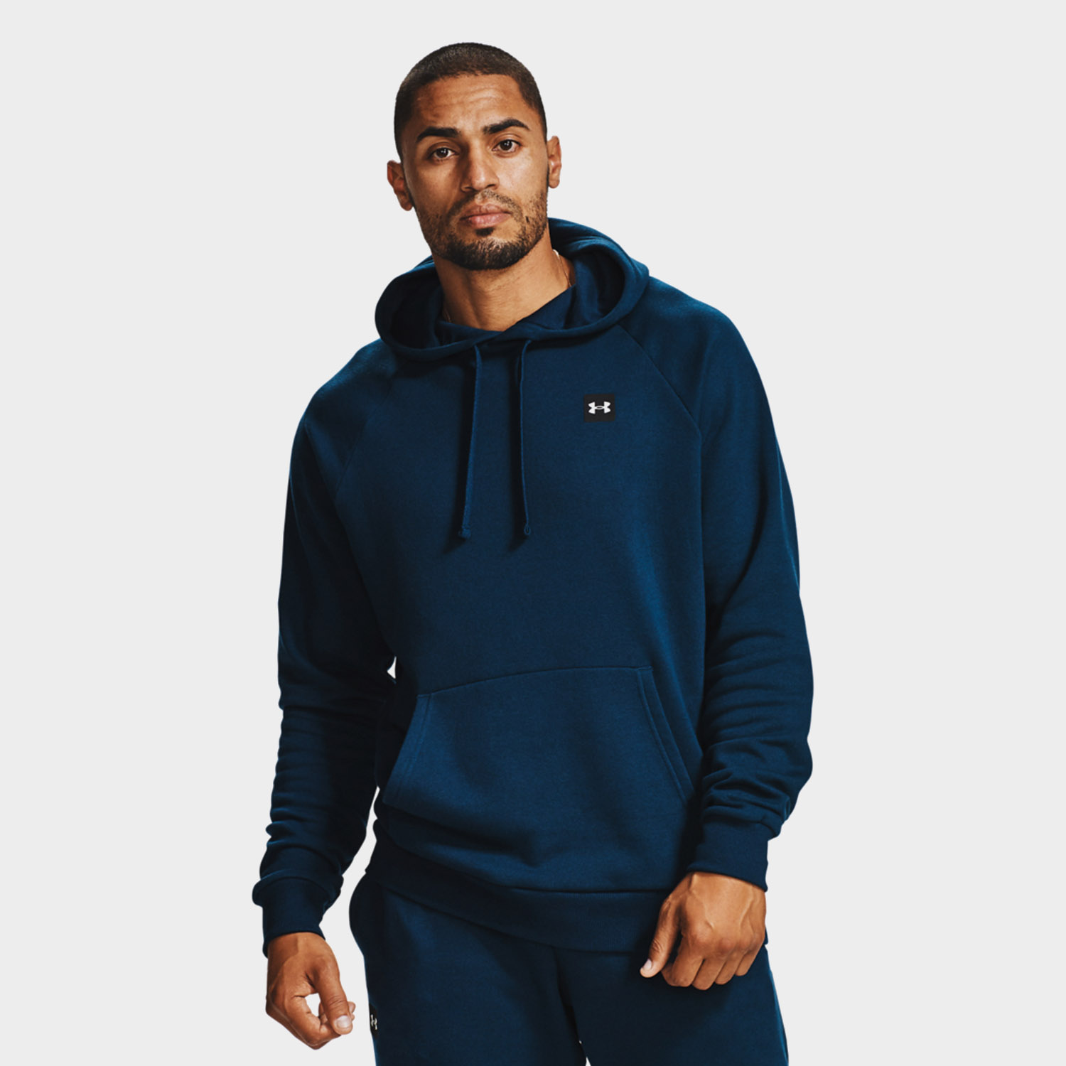 Bluza męska z kapturem Under Armour RIVAL HOODIE 1357092-408