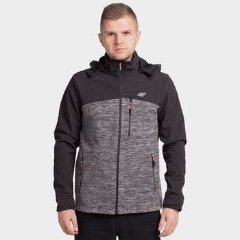 Bluza męska z kapturem rozpinana polarowa 4F H4Z18-PLM003-23M