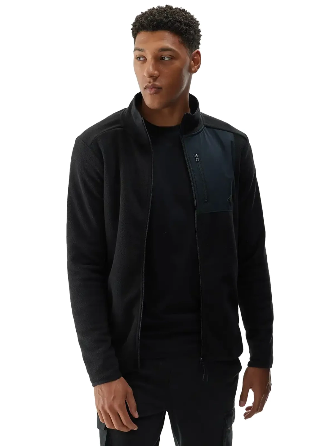 Bluza męska polarowa 4F 4FWAW24TFLEM250-20S