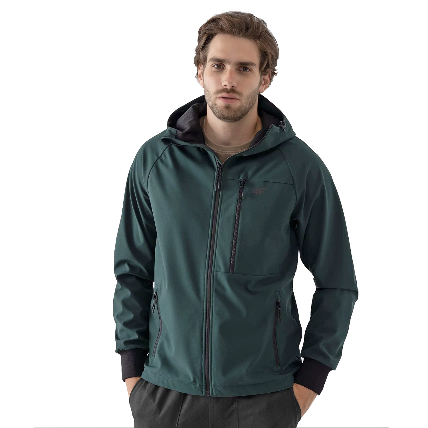 Kurtka męska softshell wiatroodporna 4F H4Z21-SFM002-40S